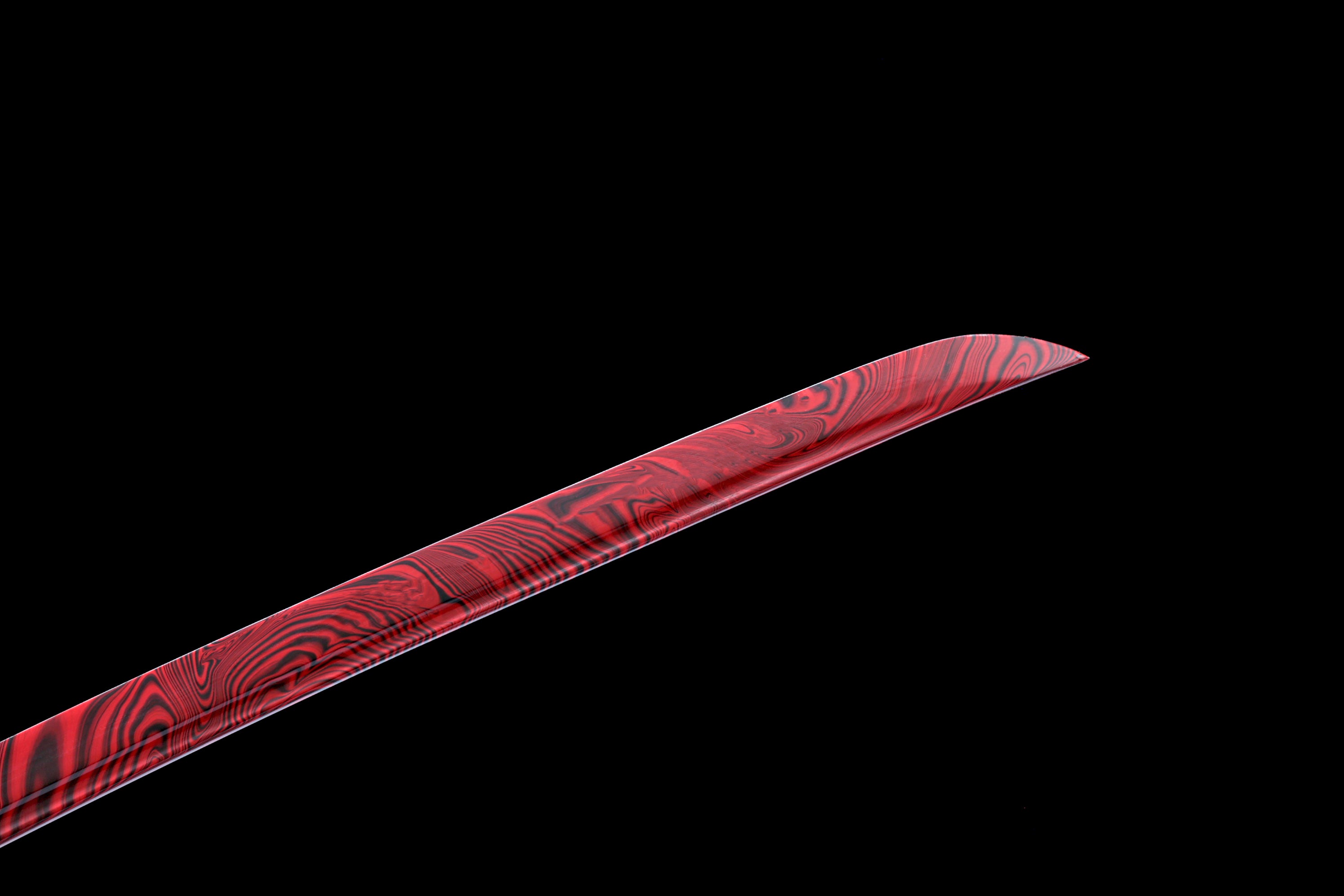 Hand Forged Japanese Katana Vermilion Harbinger Blade(1095 Carbon Steel)