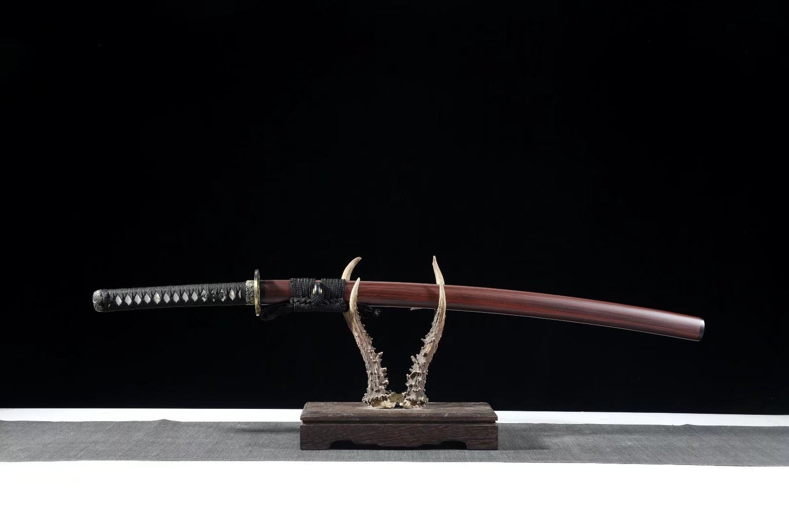 Hand Forged Japanese Katana Abyssal Samurai Blade(1095 Carbon Steel)