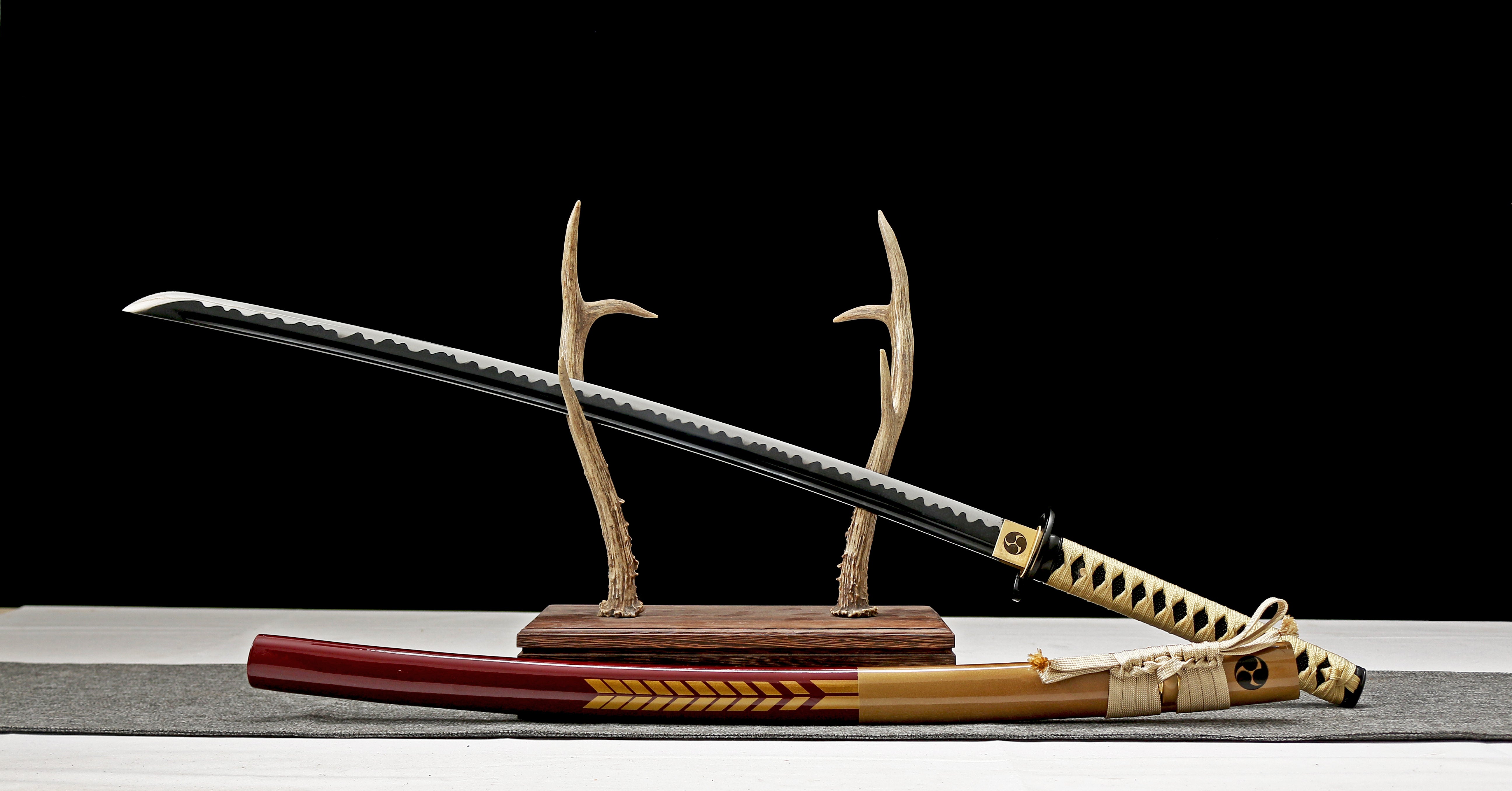 Hand Forged Japanese Katana Talisman Whisper Blade(1095 Carbon Steel)