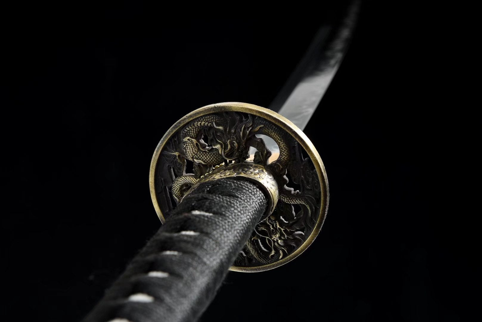 Hand Forged Japanese Katana Abyssal Samurai Blade(1095 Carbon Steel)