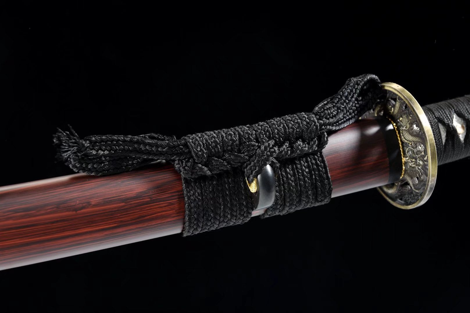 Hand Forged Japanese Katana Abyssal Samurai Blade(1095 Carbon Steel)