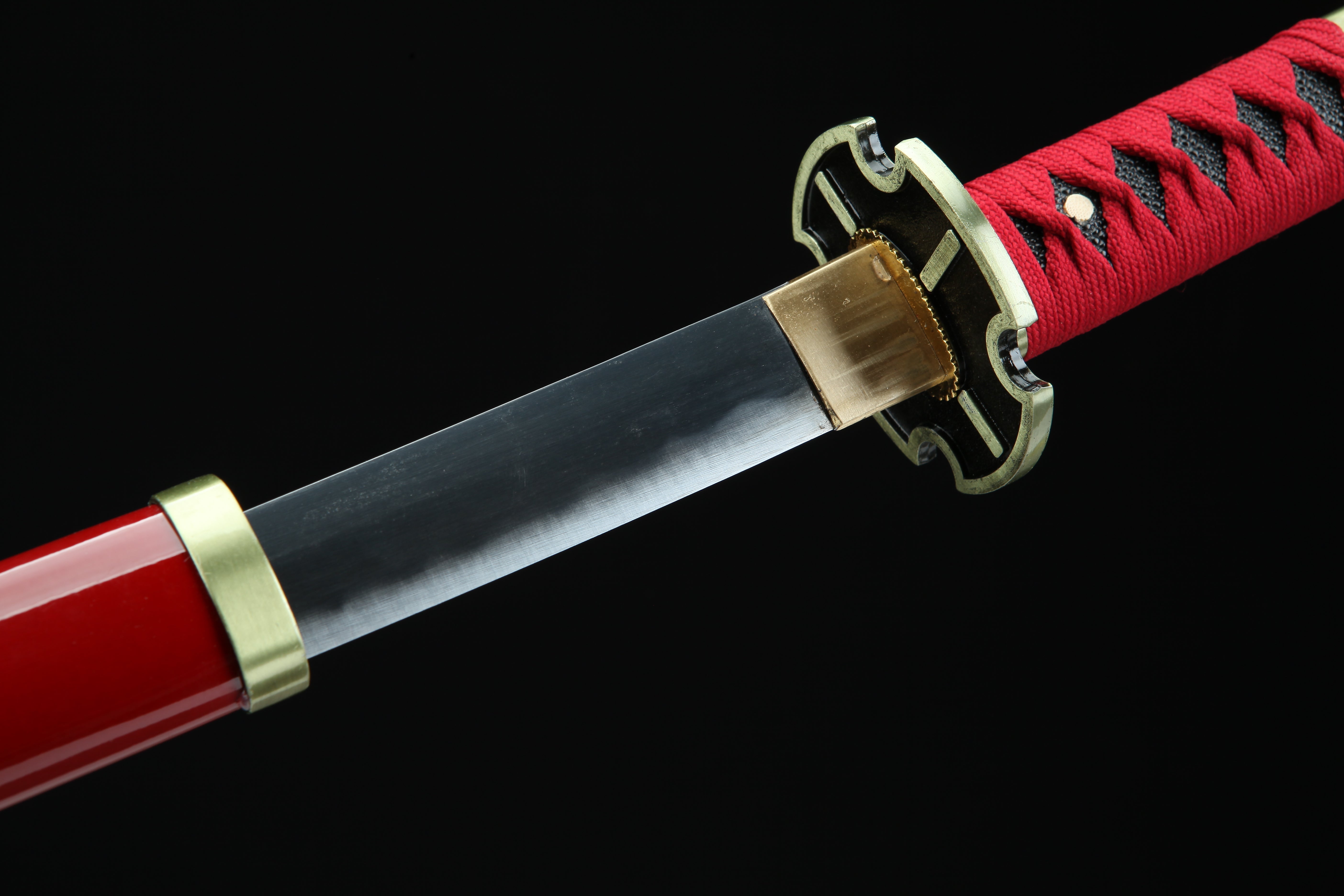 Hand Forged ONE PIECE Japanese Katana Roronoa Zoro Sandai kitetsu(1045 Carbon Steel)
