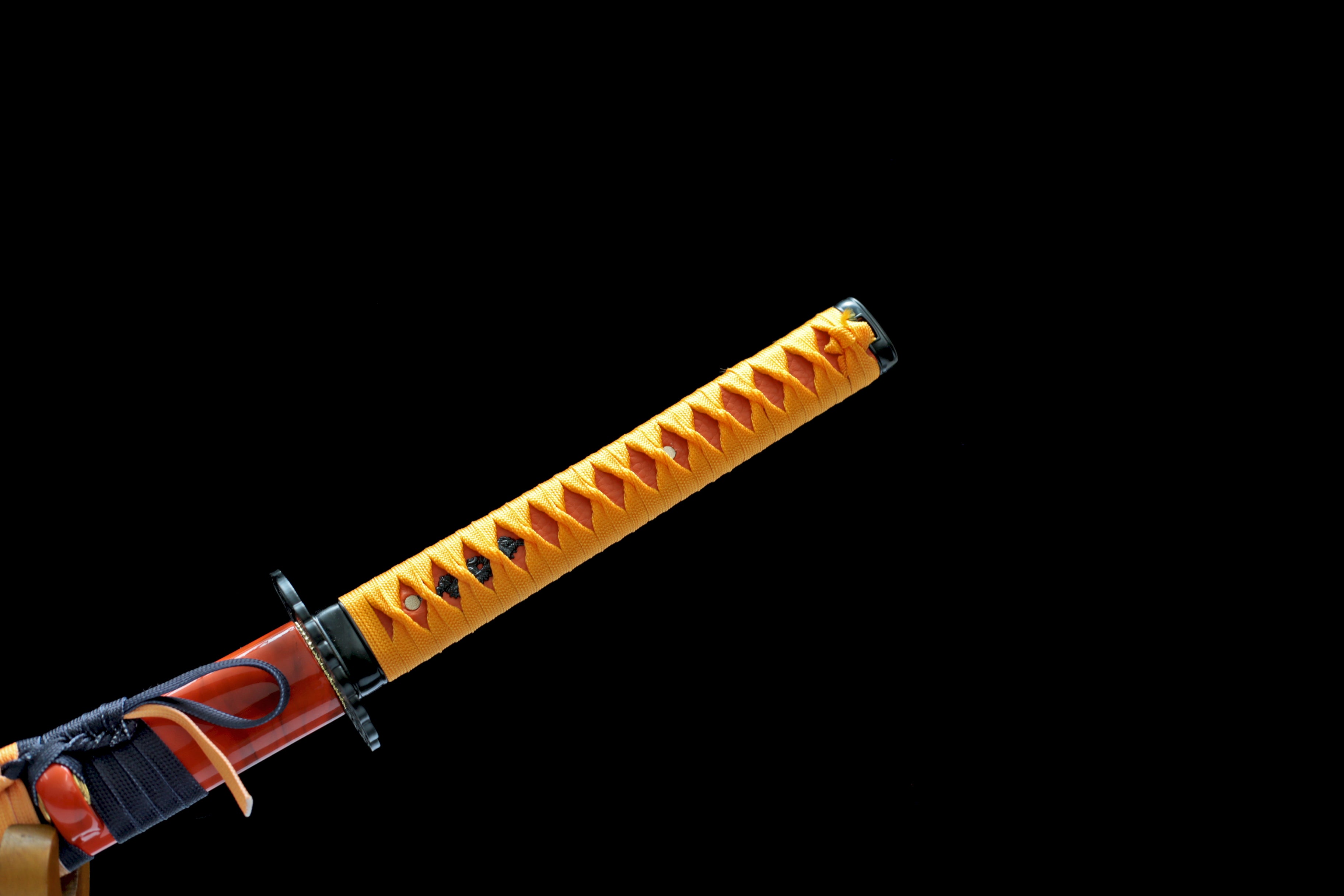 Hand Forged Japanese Katana Amber Eidolon Blade(1095 Carbon Steel)