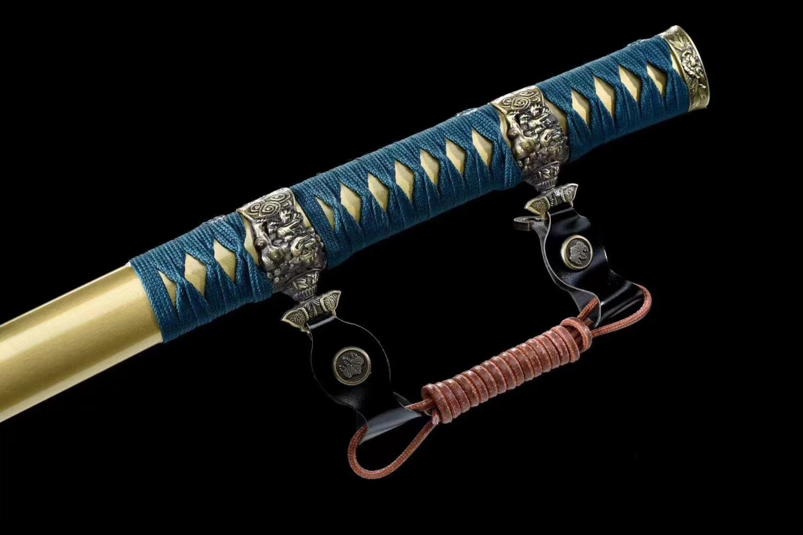 Hand Forged Japanese Tachi Monk's Judgment Blade(1095 Carbon Steel)