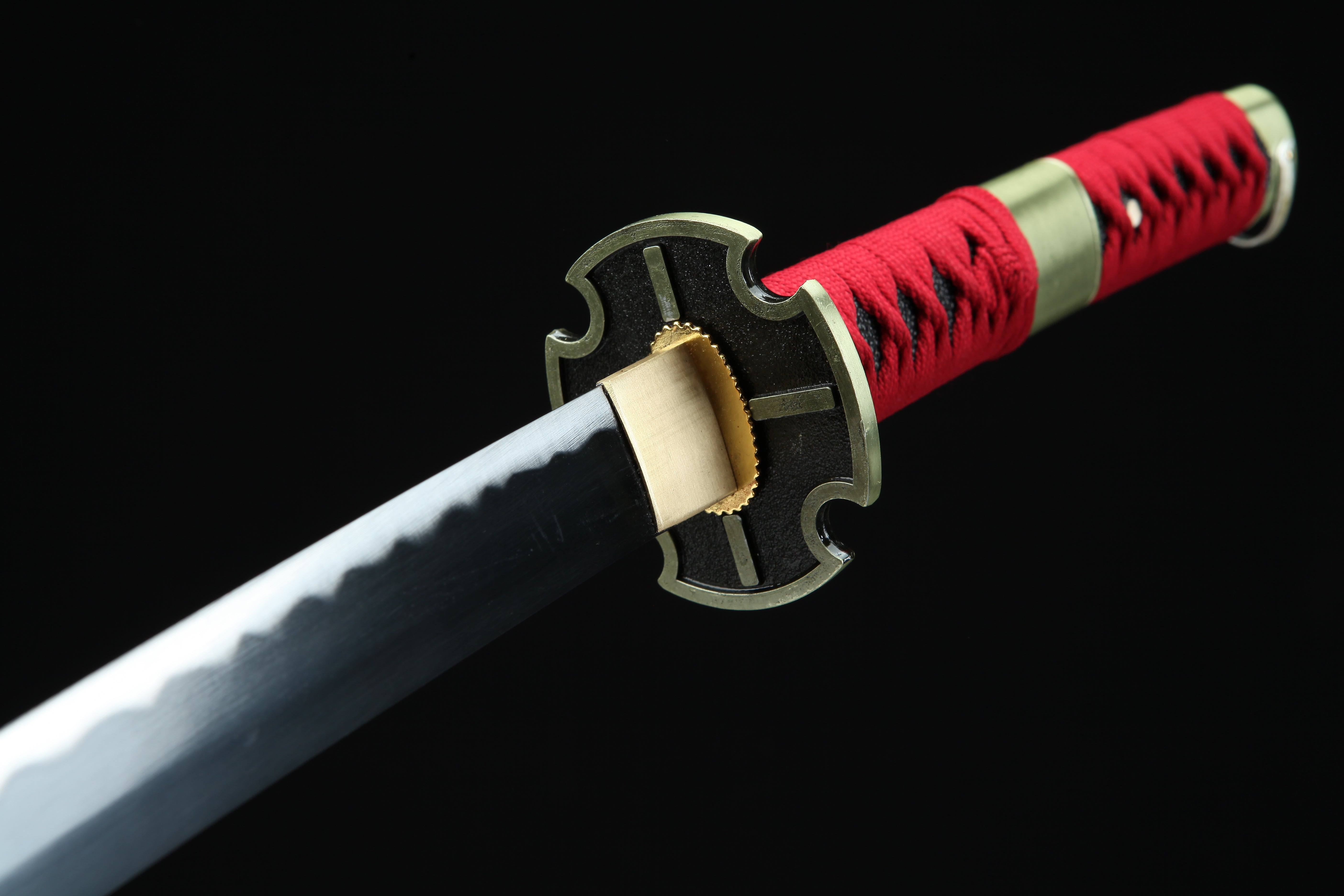 Hand Forged ONE PIECE Japanese Katana Roronoa Zoro Sandai kitetsu(1045 Carbon Steel)
