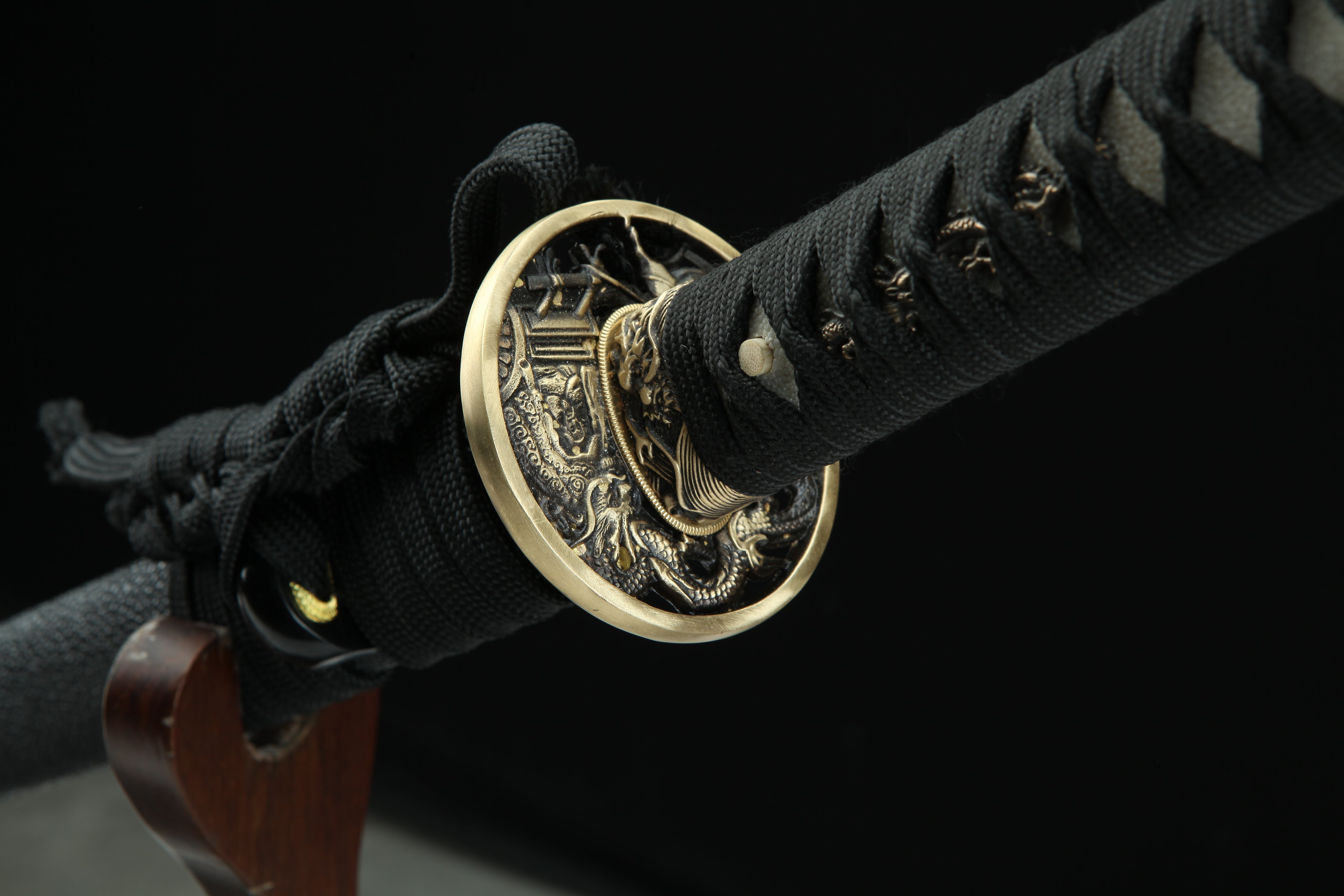 Hand Forged Japanese Katana Shoggoth Iris Blade(Damascus Steel)