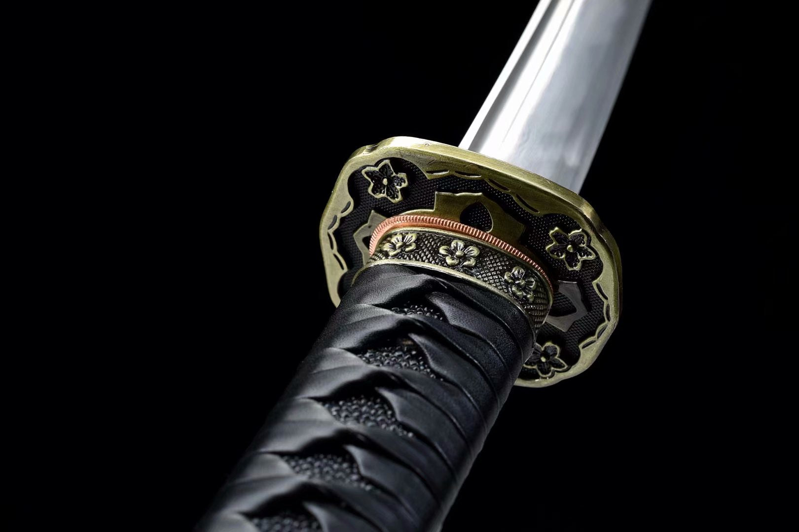 Hand Forged Japanese Tachi Autumn Hollyhock Blade(1095 Carbon Steel)