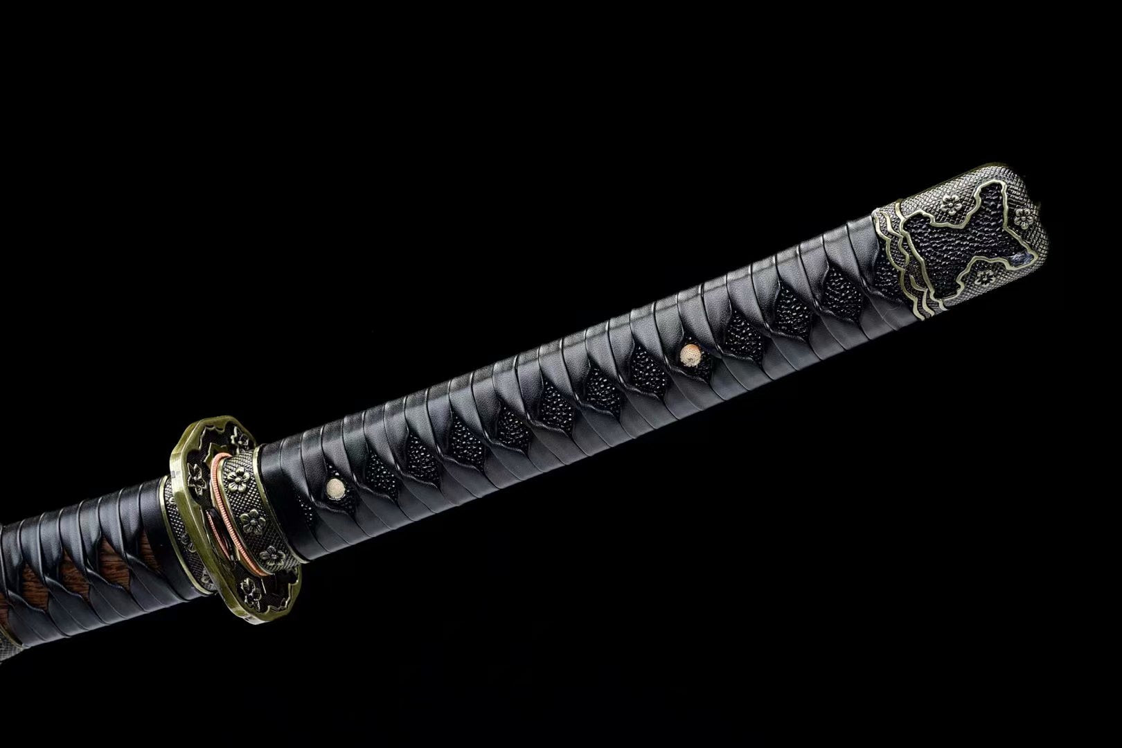 Hand Forged Japanese Tachi Autumn Hollyhock Blade(1095 Carbon Steel)