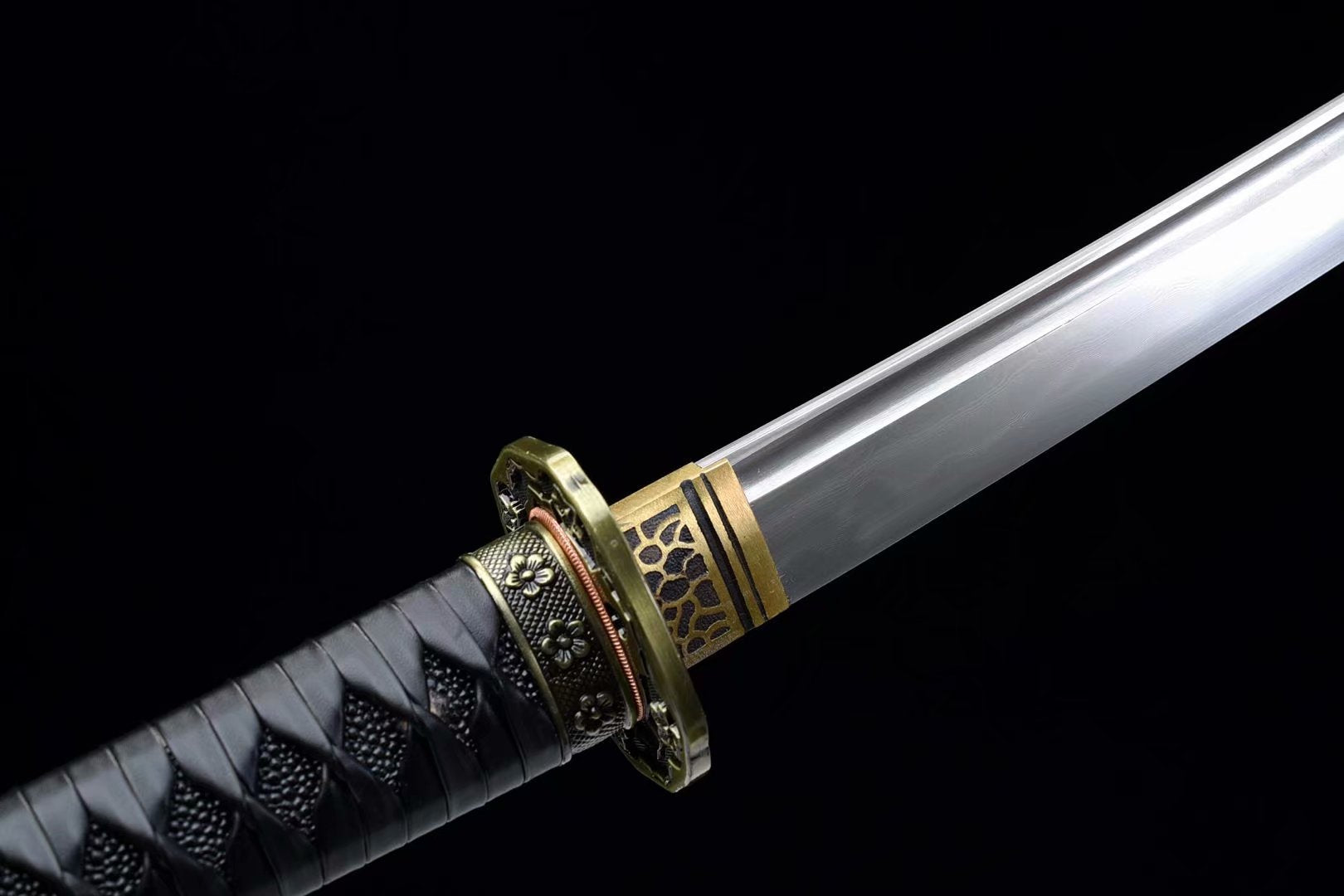 Hand Forged Japanese Tachi Autumn Hollyhock Blade(1095 Carbon Steel)