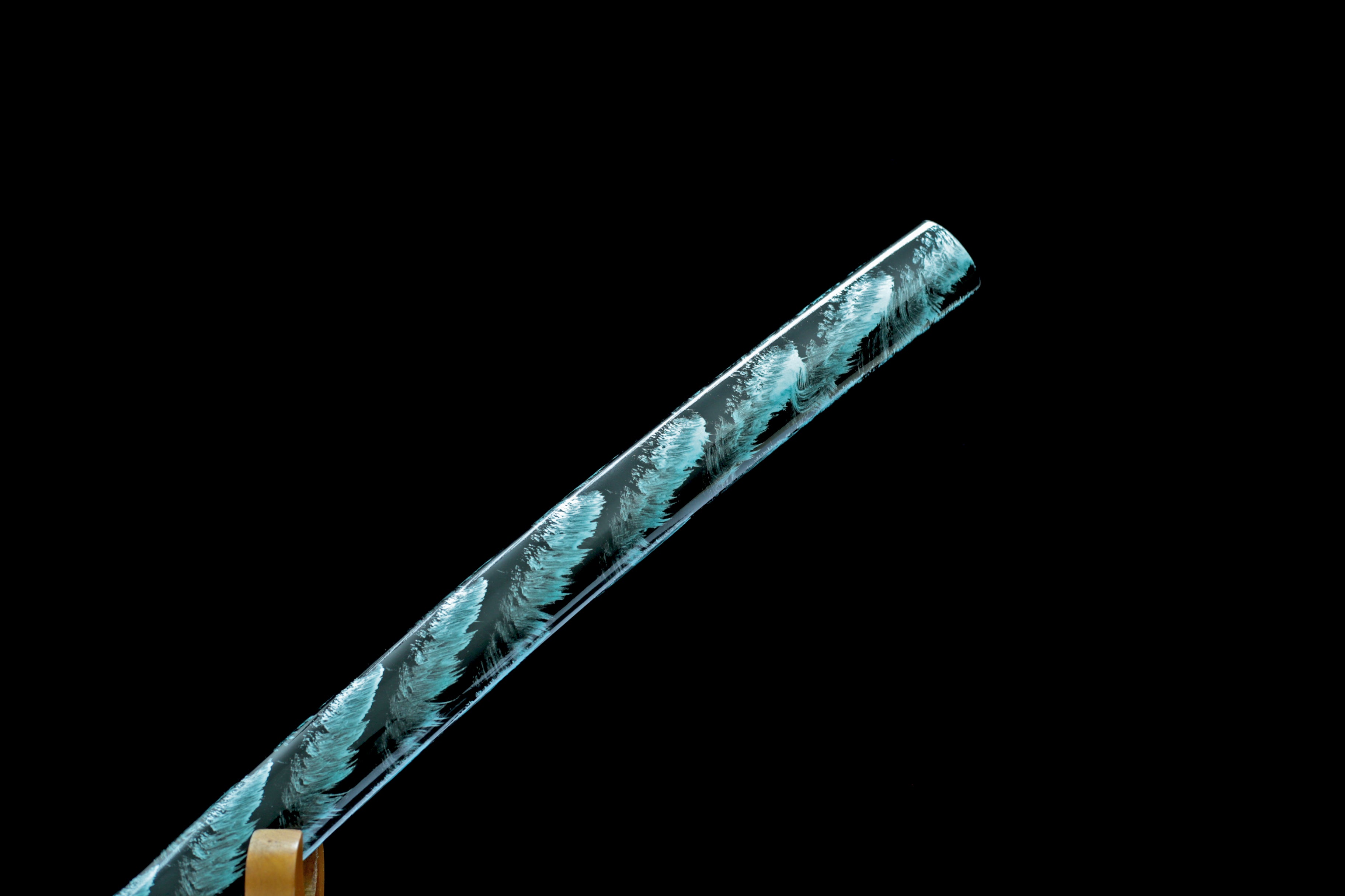 Hand Forged Japanese Katana Fallen Feather Lucifer's Wing Blade(Damascus Steel)