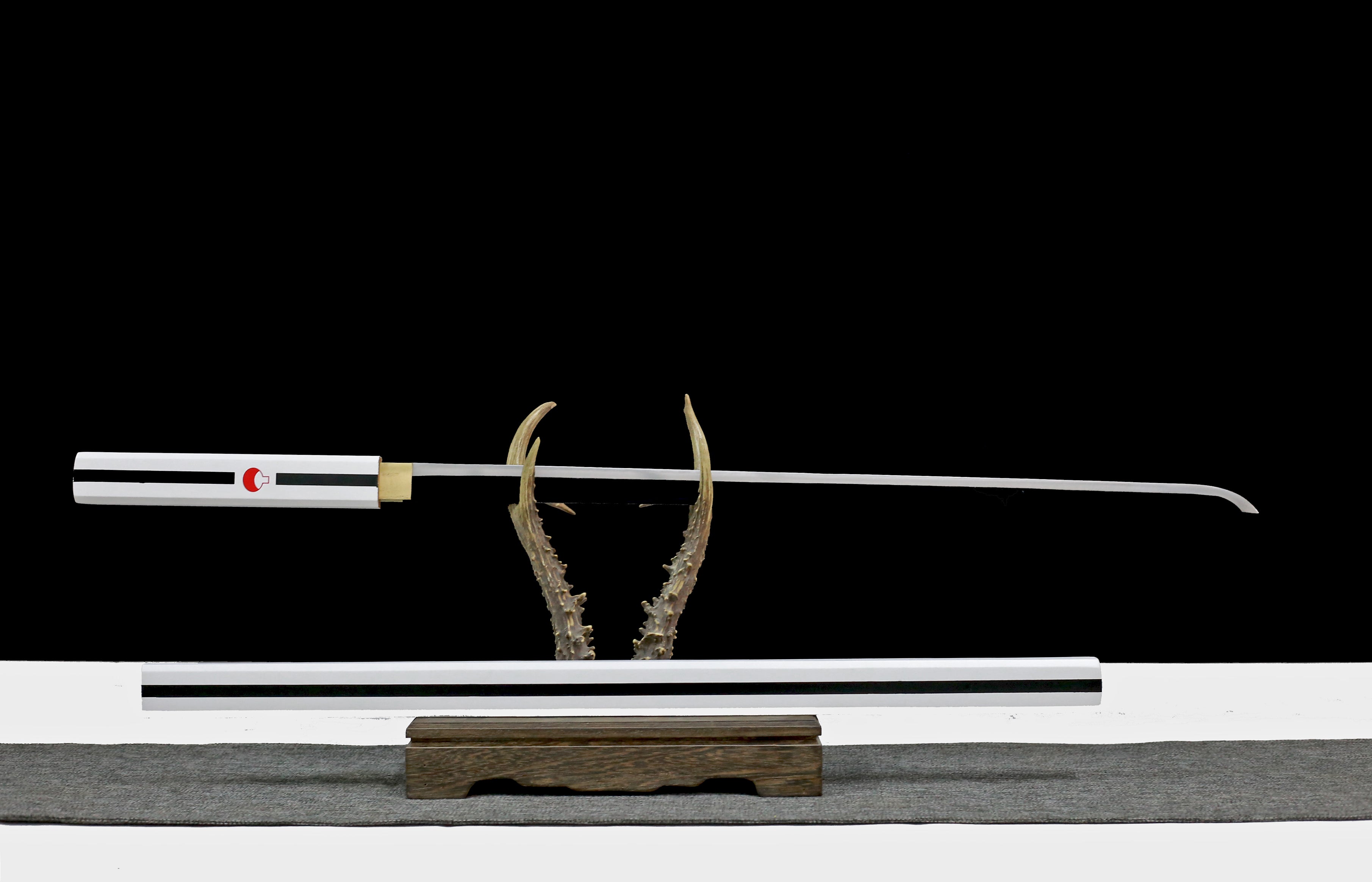 Hand Forged NARUTO Katana Uchiha Sasuke Sword of Kusanagi(1045 Carbon Steel)