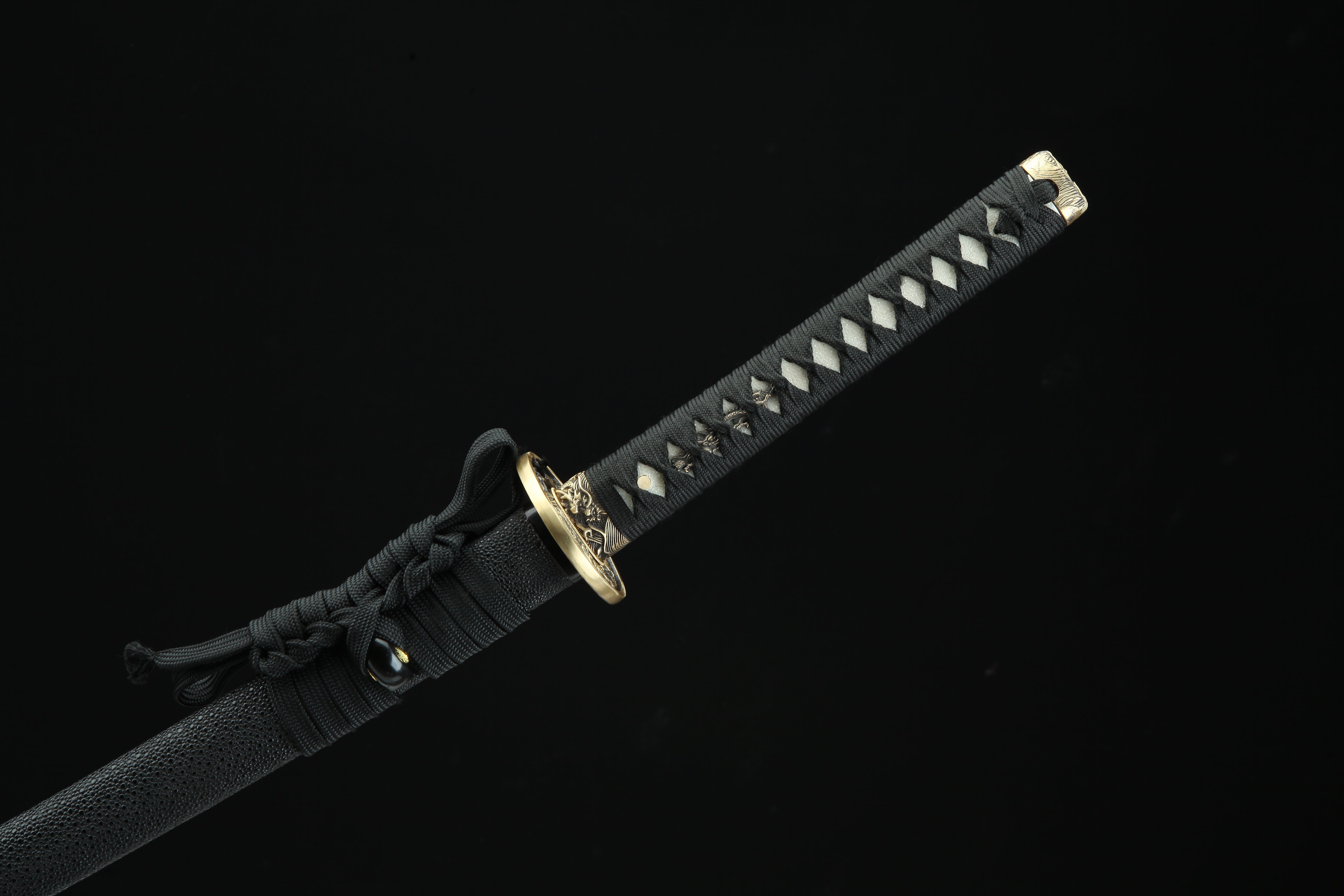 Hand Forged Japanese Katana Shoggoth Iris Blade(Damascus Steel)