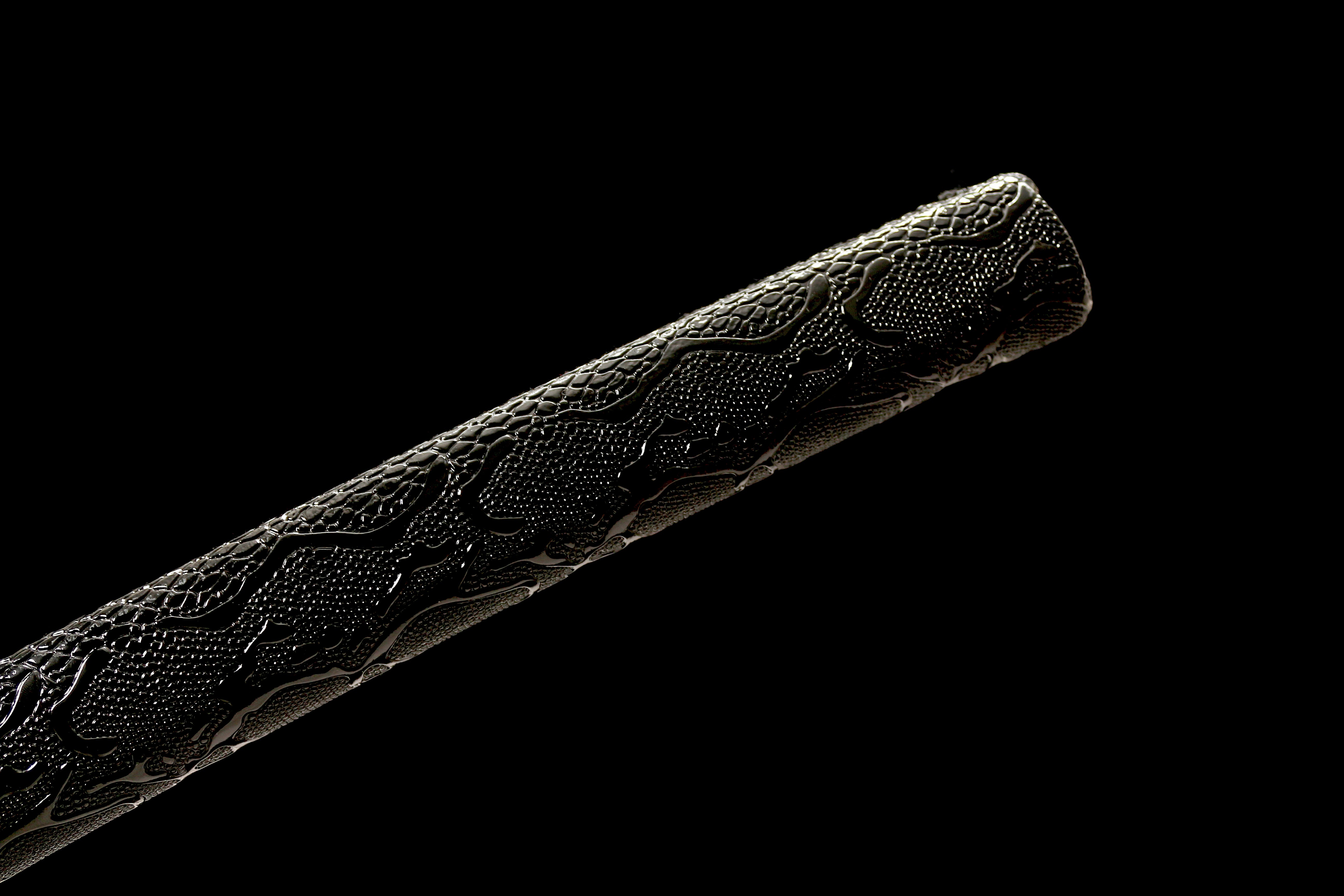 Hand Forged Japanese Katana Kurokage Black Phantom Blade(1045 Carbon Steel)