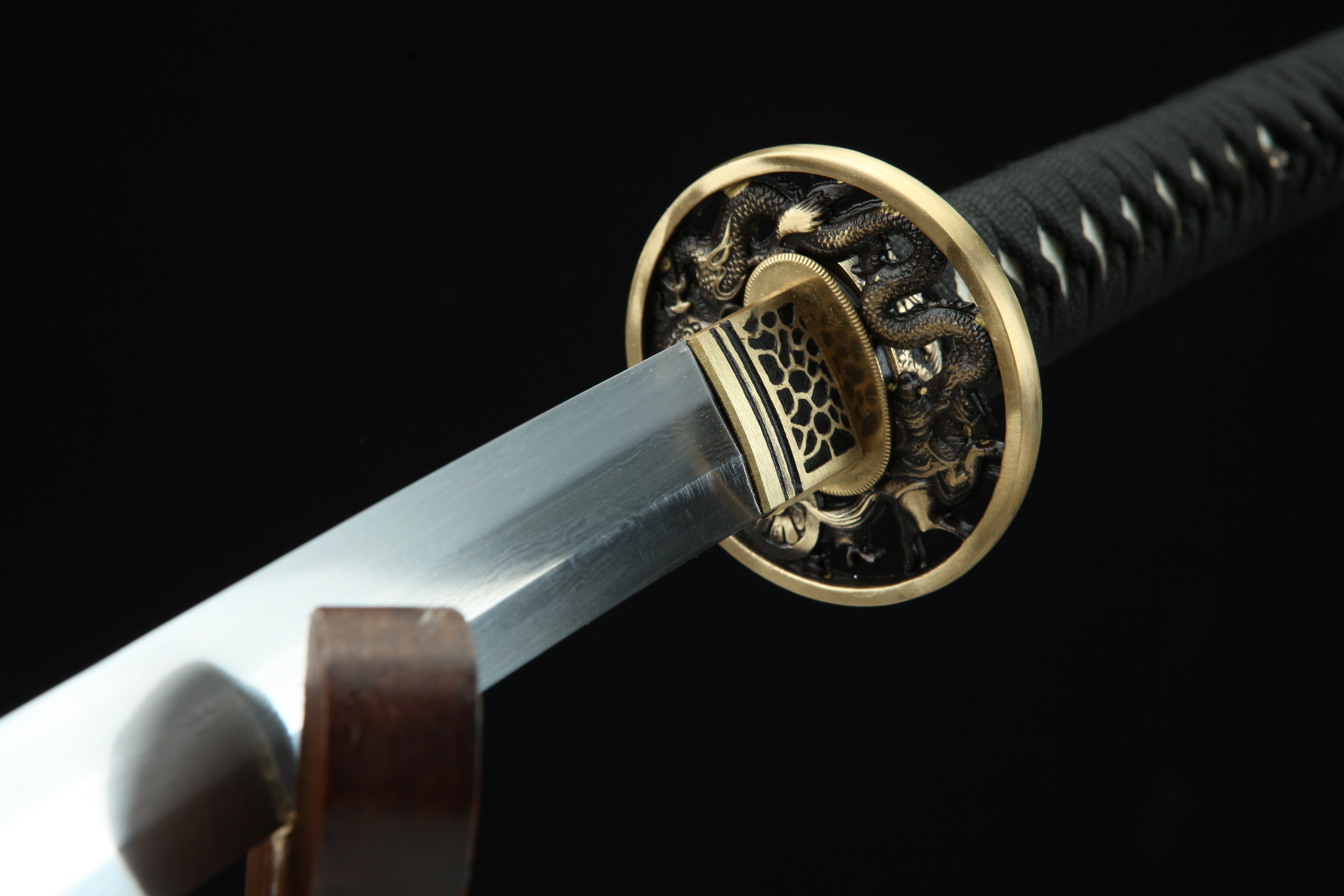 Hand Forged Japanese Katana Shoggoth Iris Blade(Damascus Steel)