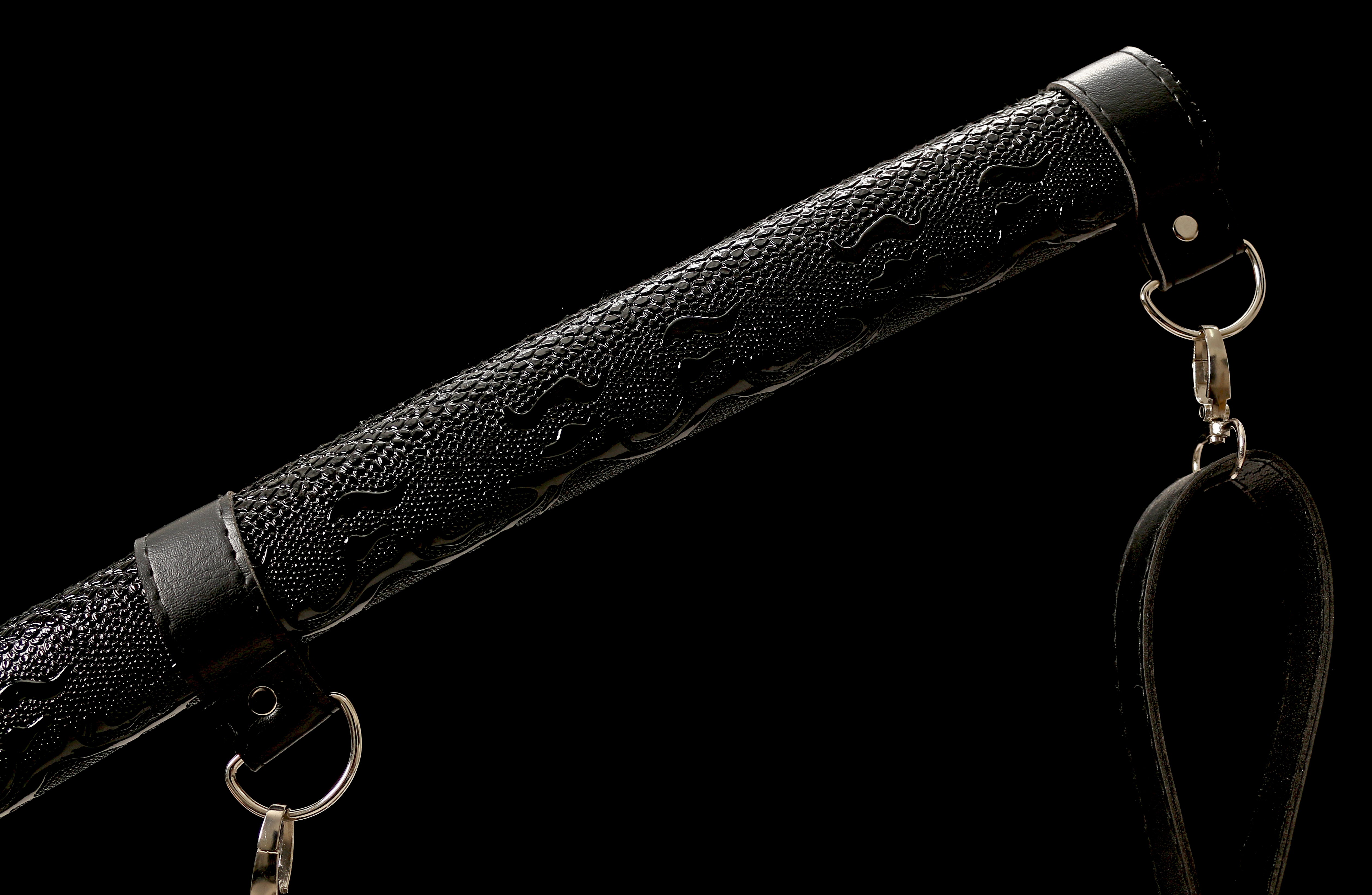 Hand Forged Japanese Katana Kurokage Black Phantom Blade(1045 Carbon Steel)