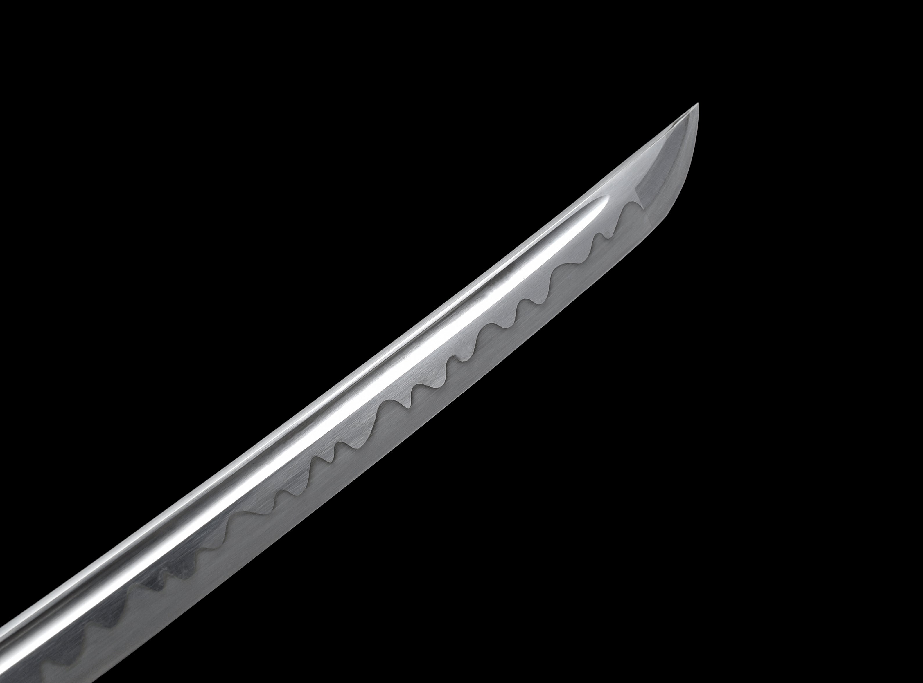 Hand Forged Japanese Katana First Frost's Dawn Blade(1095 Carbon Steel)