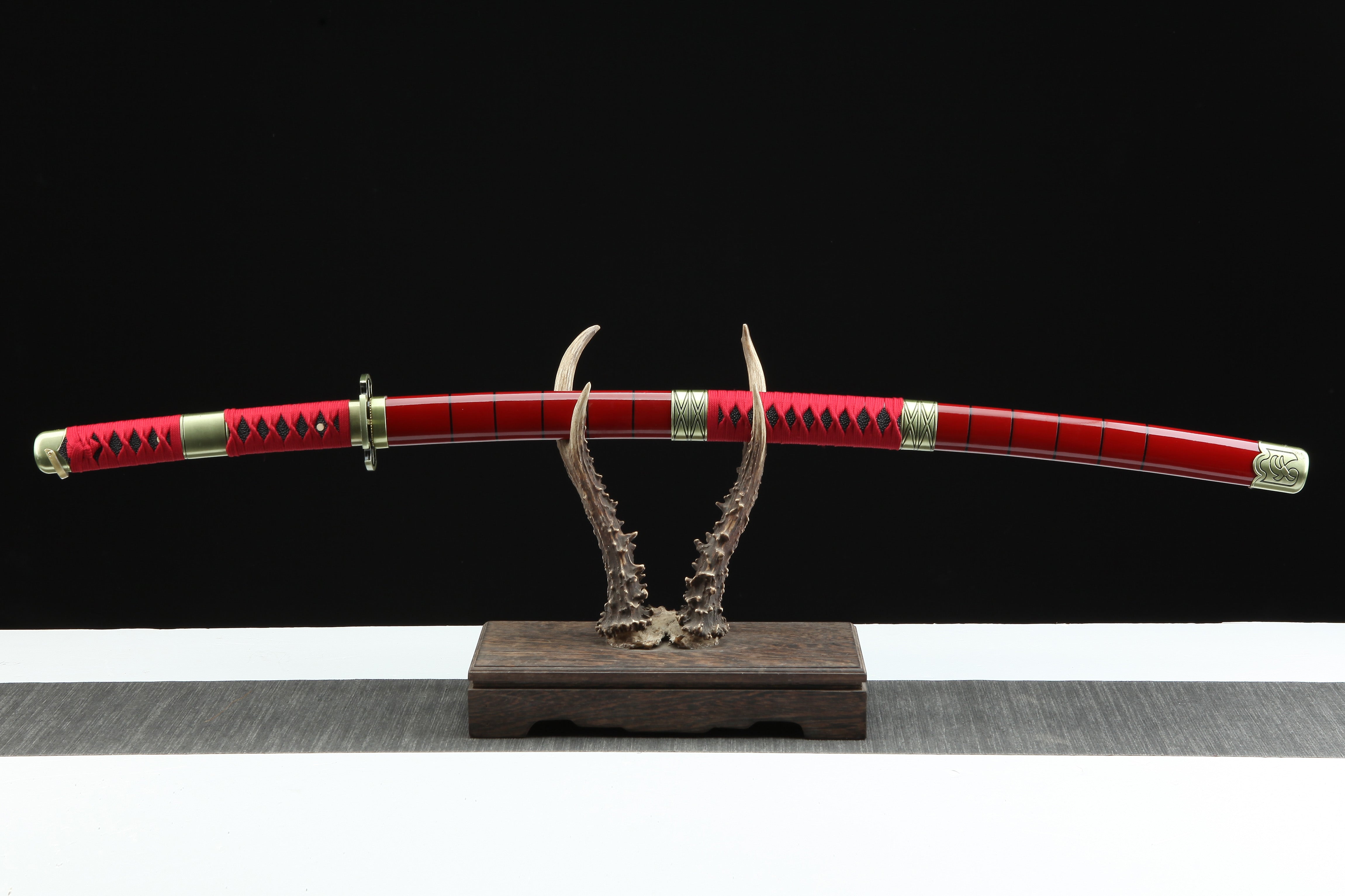 Hand Forged ONE PIECE Japanese Katana Roronoa Zoro Sandai kitetsu(1045 Carbon Steel)