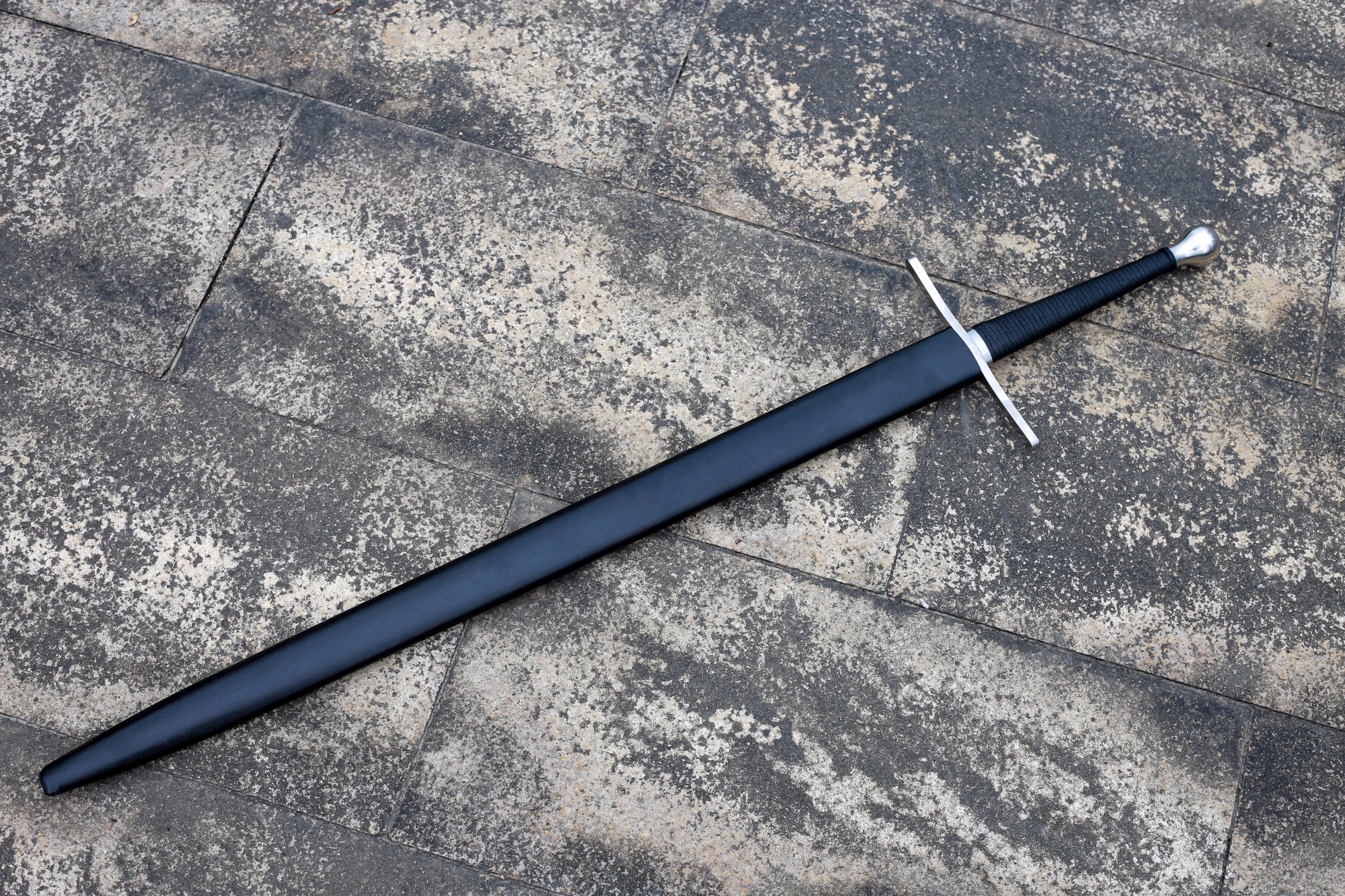 Hand Forged Chinese European Knight Sword Dark Gale Blade(1095 Carbon Steel)
