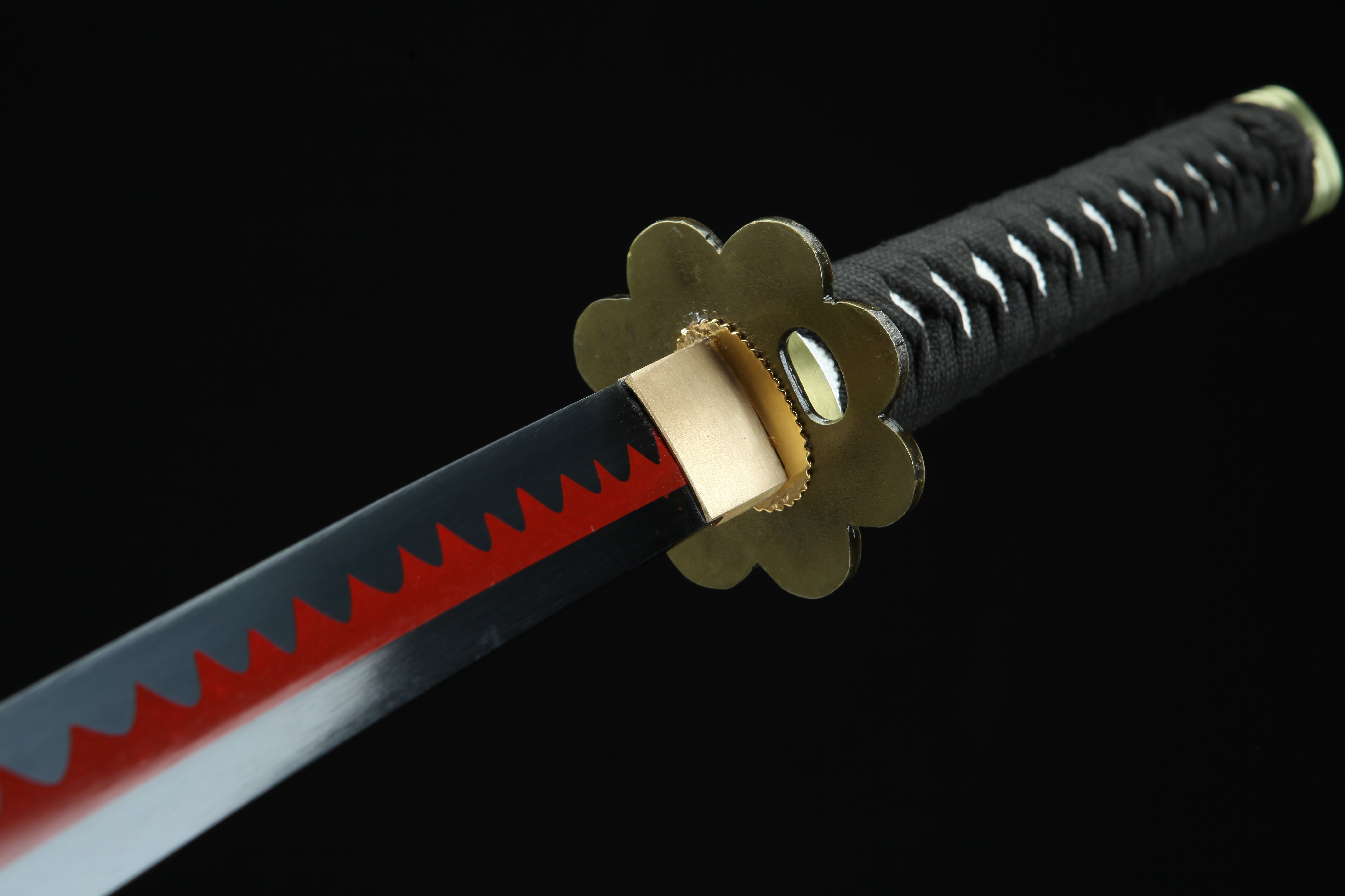 Hand Forged ONE PIECE Japanese Katana Roronoa Zoro Kusanagi Blade(1045 Carbon Steel)