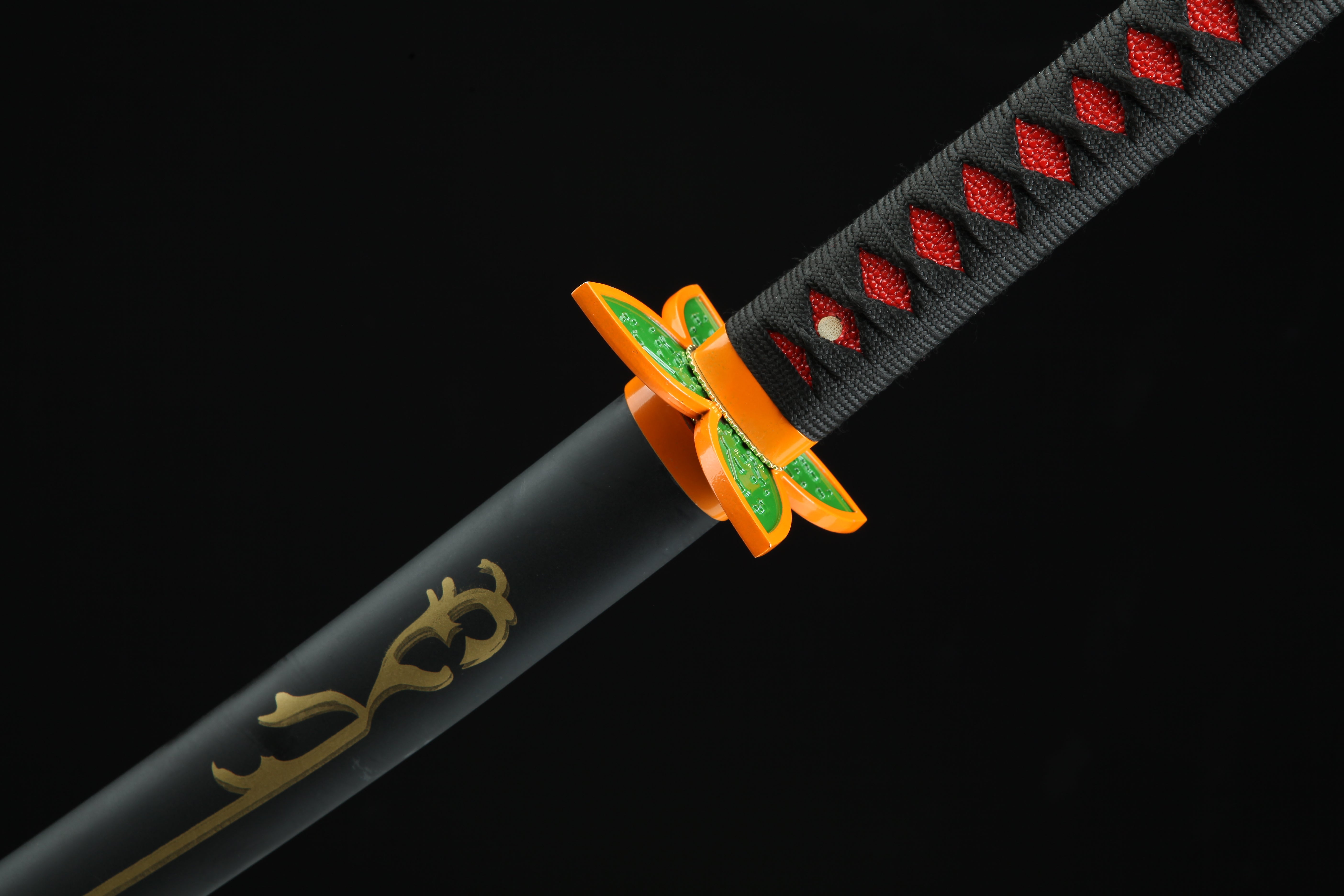 Hand Forged Demon Slayer Katana Kochou Shinobu Generation One Nichirin Sword(1045 Carbon Steel)