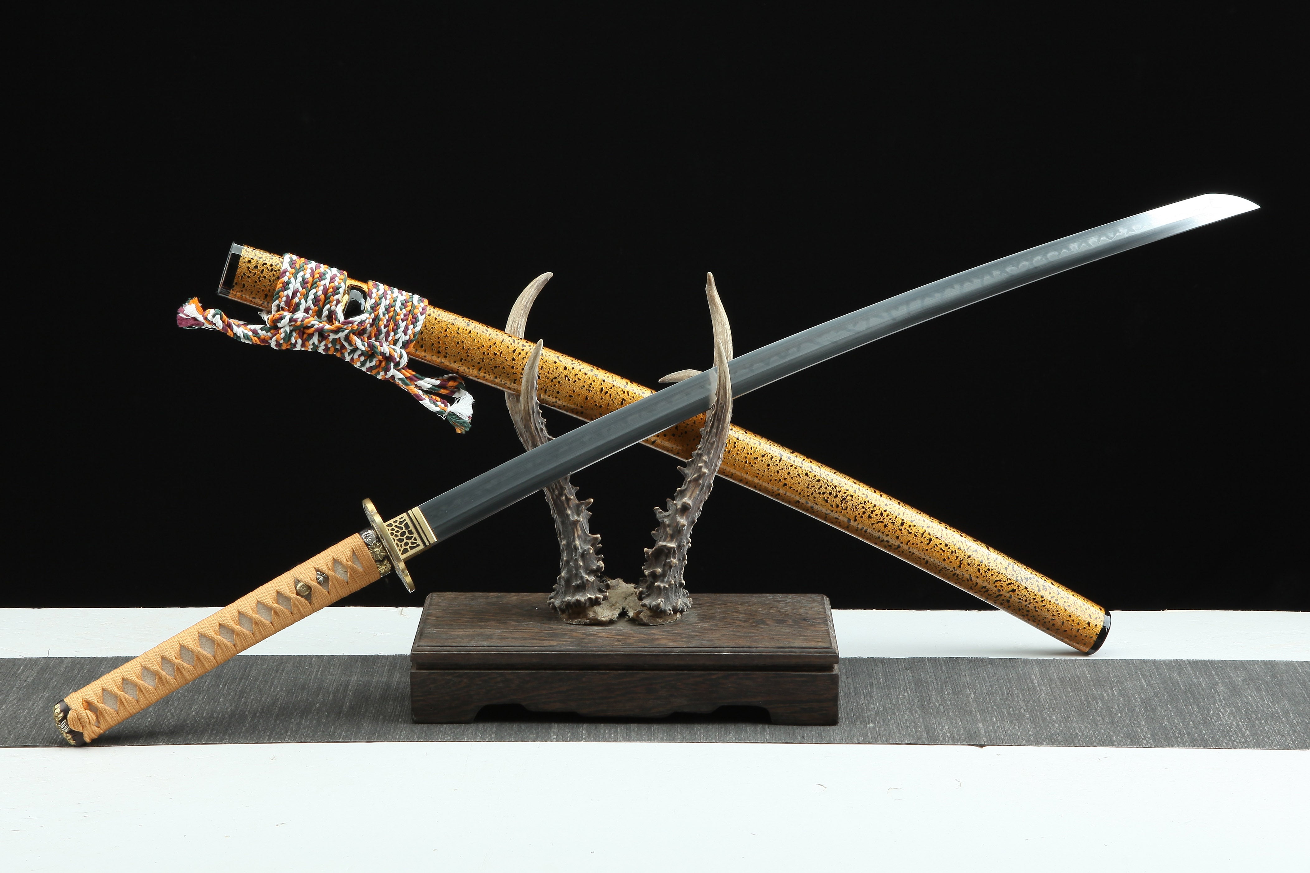Hand Forged Japanese Katana Molten Cicada Blade(1095 Carbon Steel)