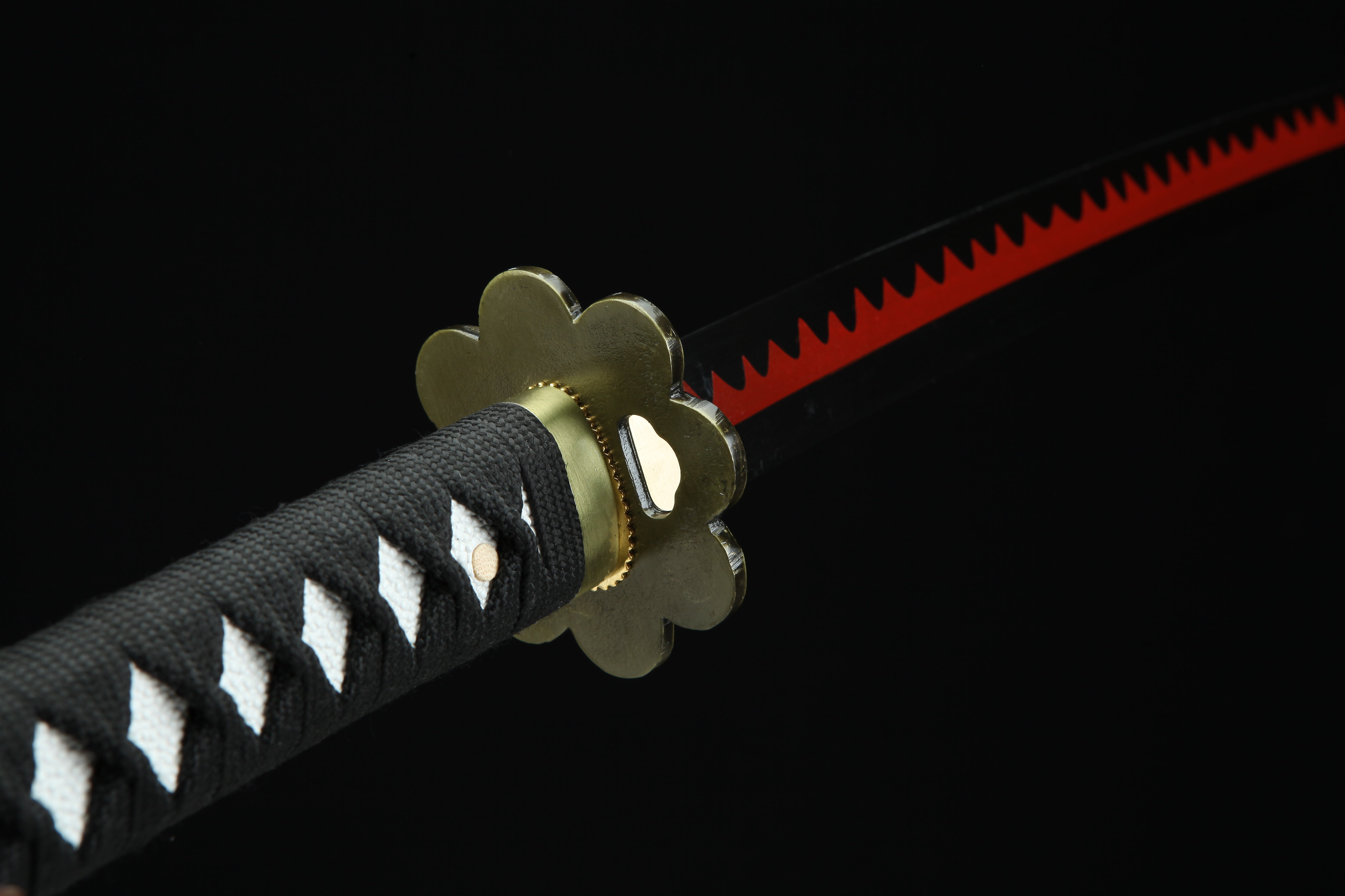 Hand Forged ONE PIECE Japanese Katana Roronoa Zoro Kusanagi Blade(1045 Carbon Steel)