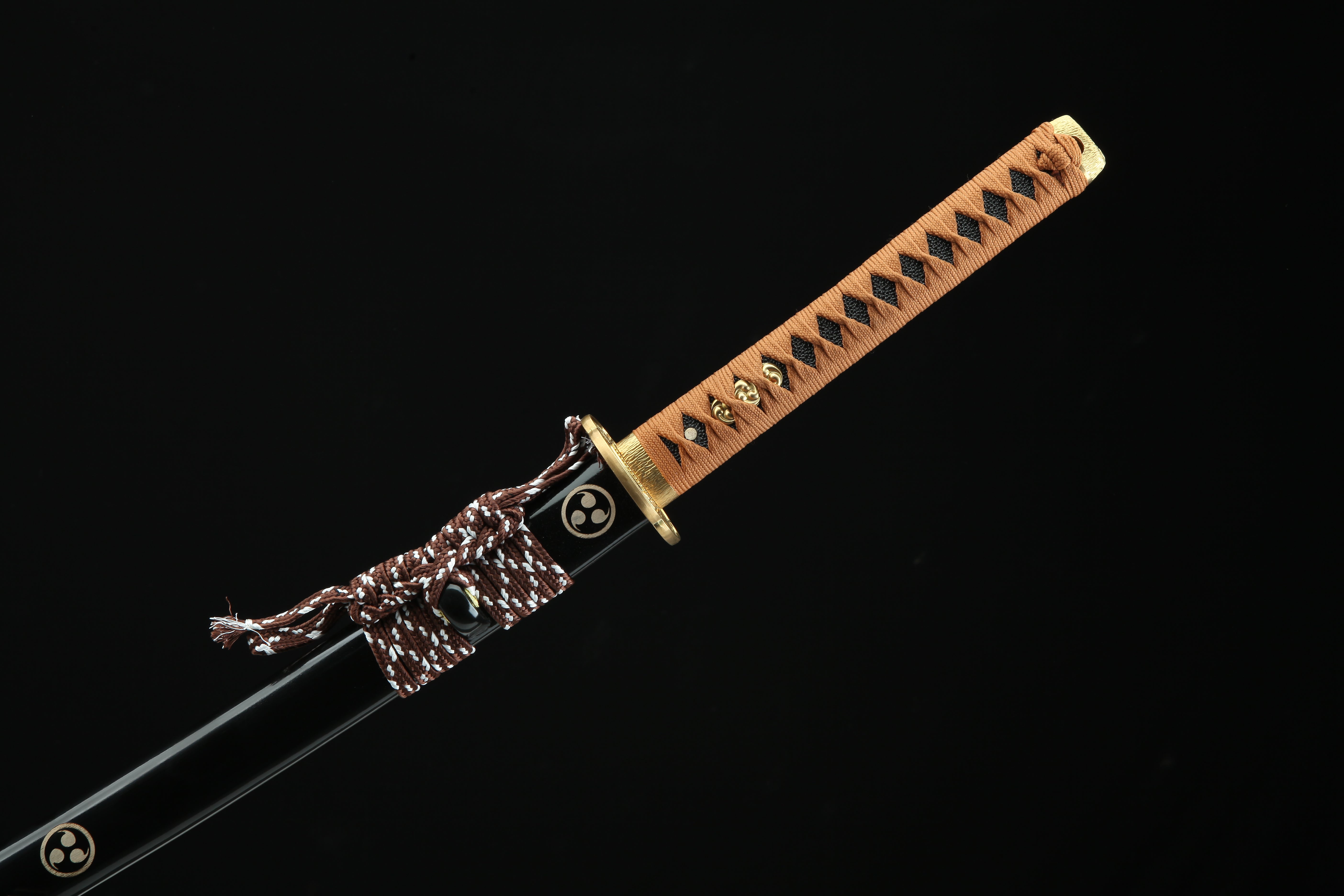 Hand Forged Japanese Katana Necronomicon Forbidden Tome Edge Blade(1095 Carbon Steel)