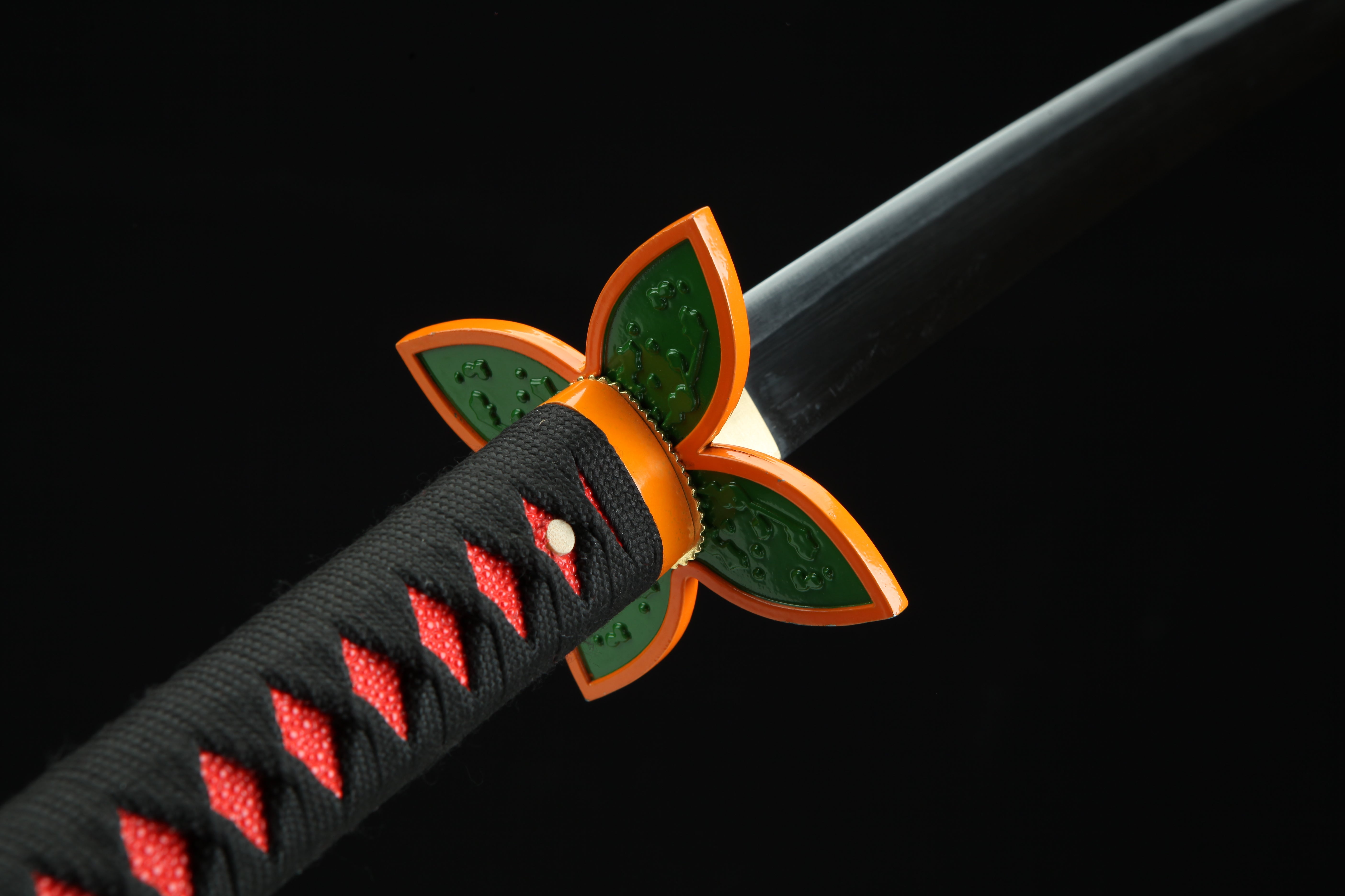 Hand Forged Demon Slayer Katana Kochou Shinobu Generation One Nichirin Sword(1045 Carbon Steel)