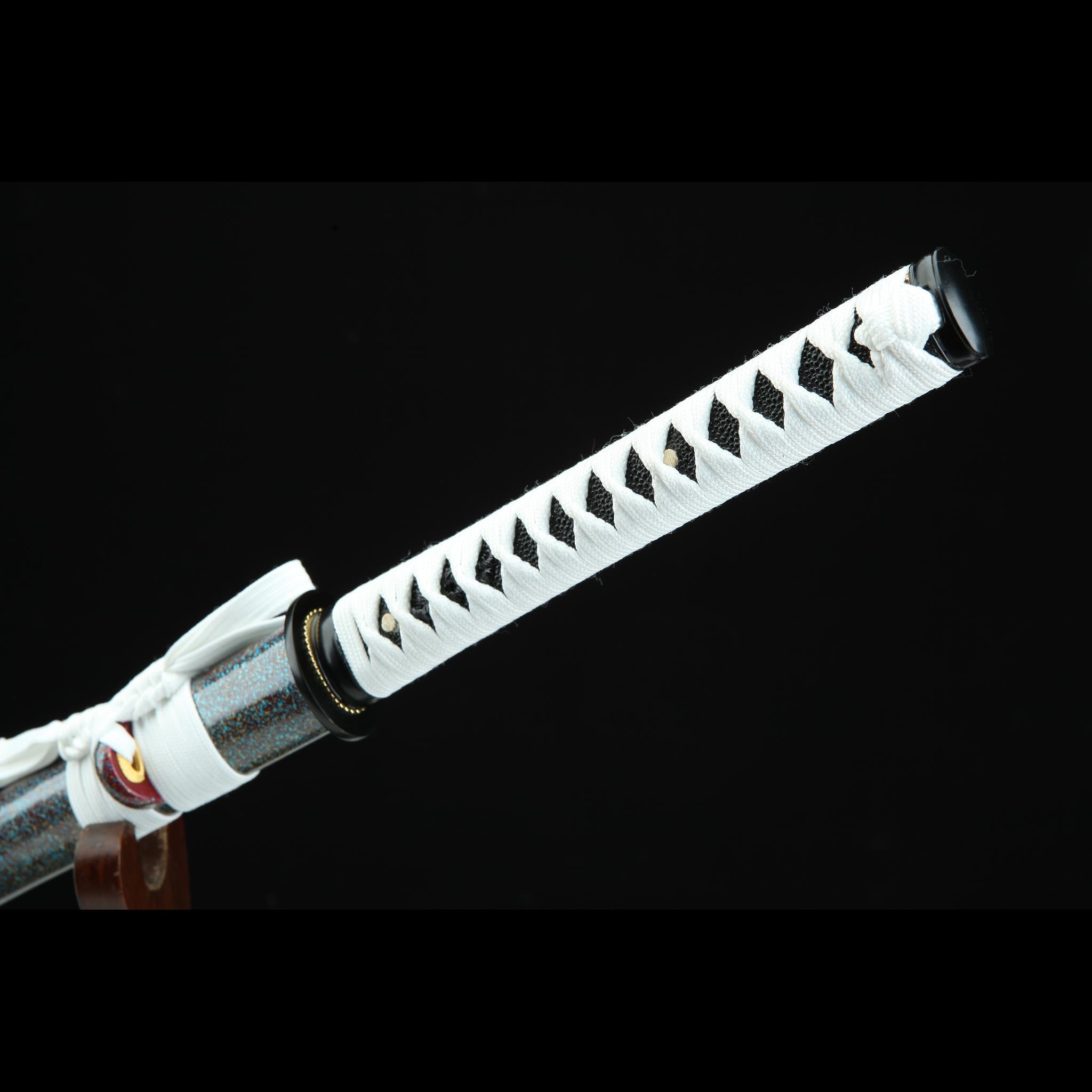 Hand Forged Japanese Katana Whitebrow Zenith Blade(High Performance Steel)