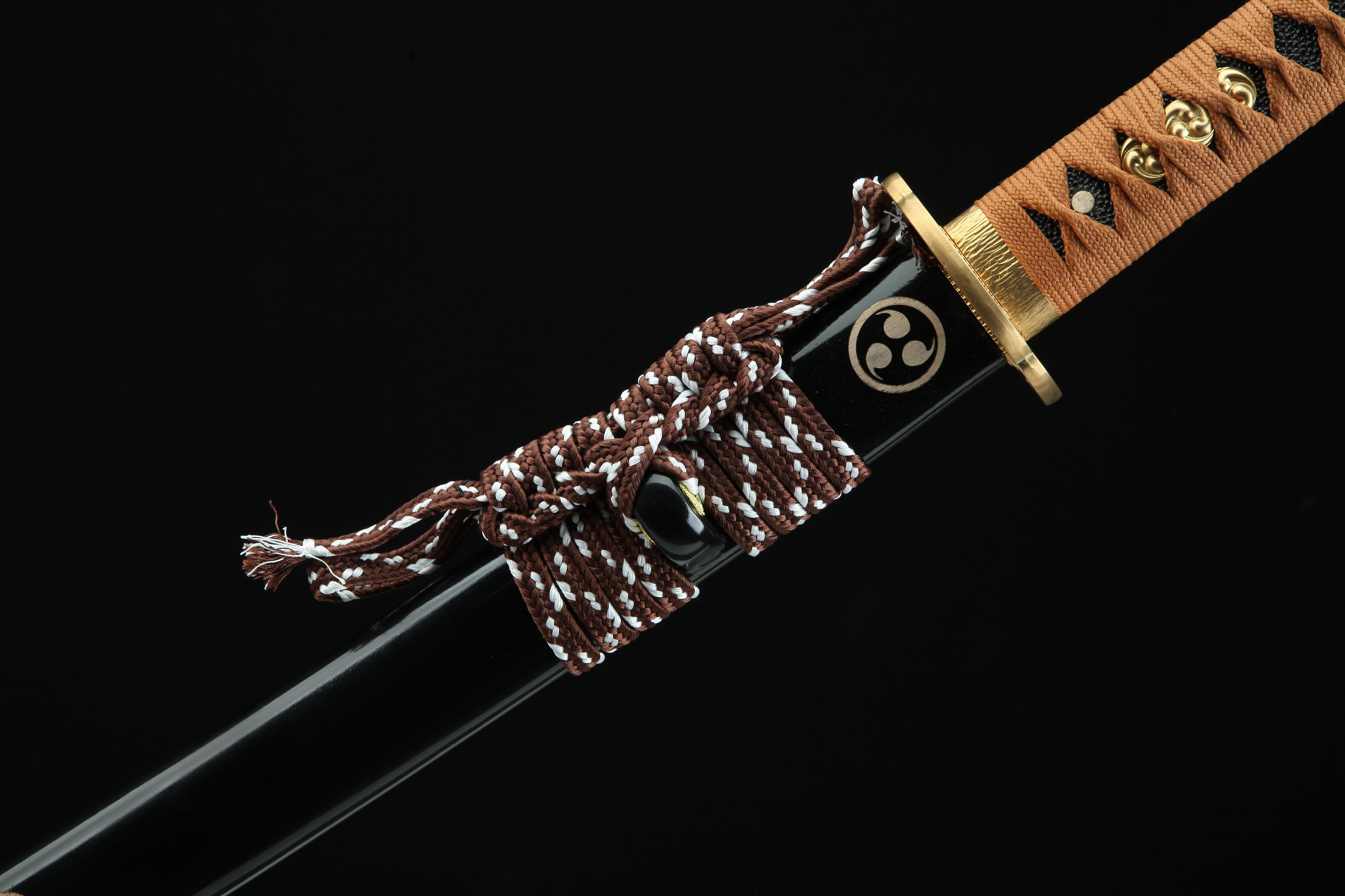 Hand Forged Japanese Katana Necronomicon Forbidden Tome Edge Blade(1095 Carbon Steel)