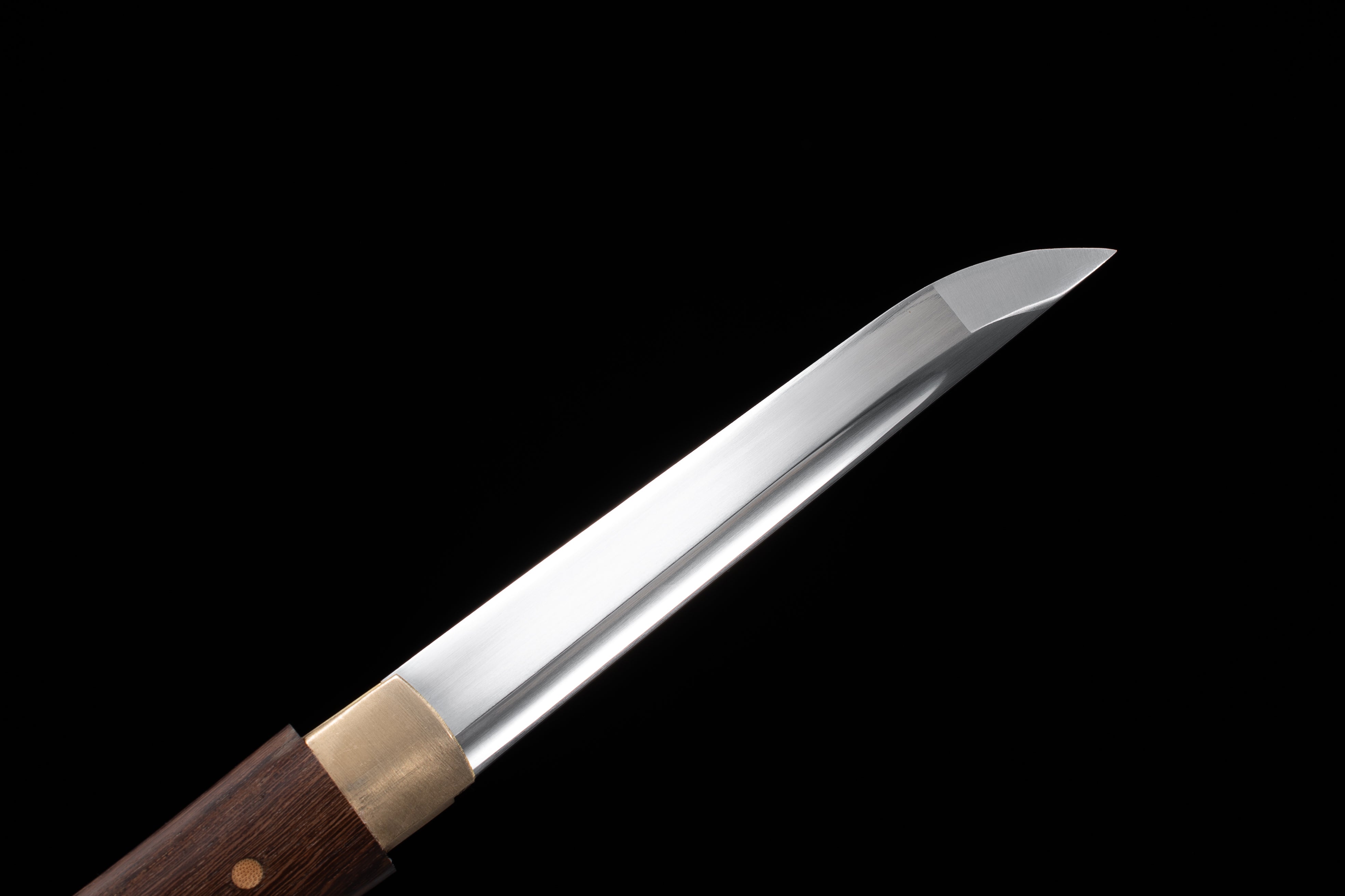 Hand Forged Japanese Tanto Huali Woodland Blade(1045 Carbon Steel)