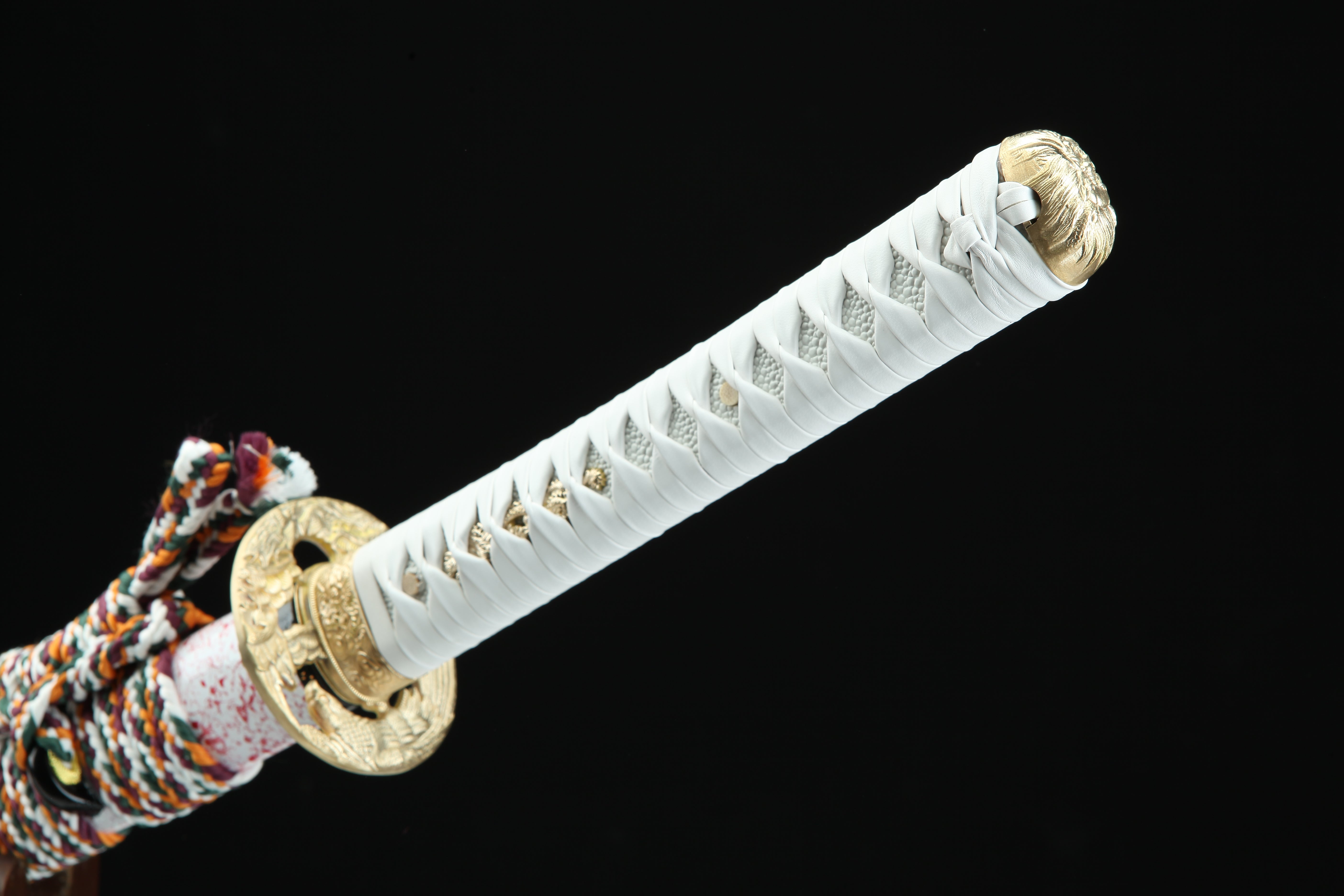 Hand Forged Japanese Katana Bai Qi's Severance Blade(High Damascus Steel)