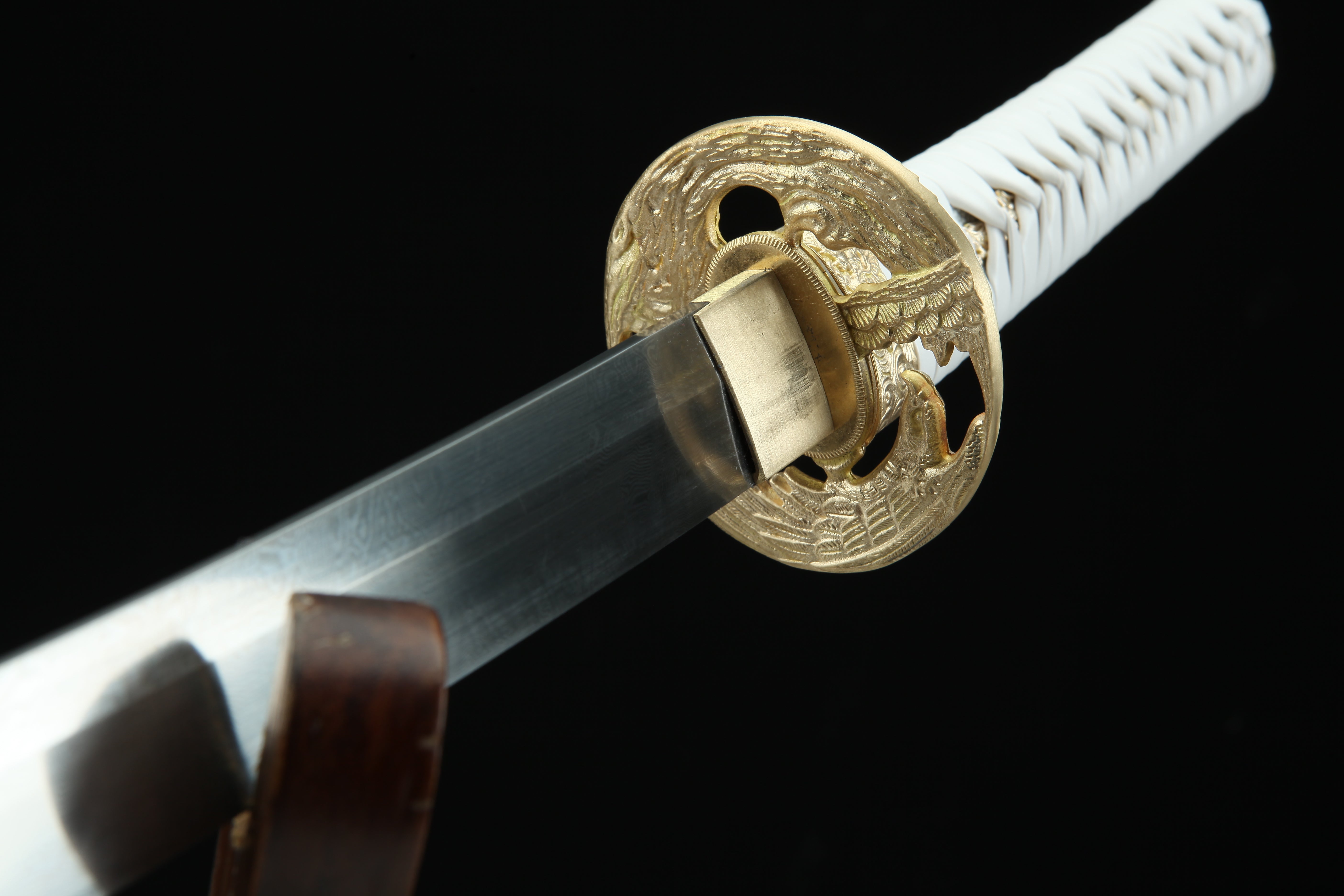 Hand Forged Japanese Katana Bai Qi's Severance Blade(High Damascus Steel)