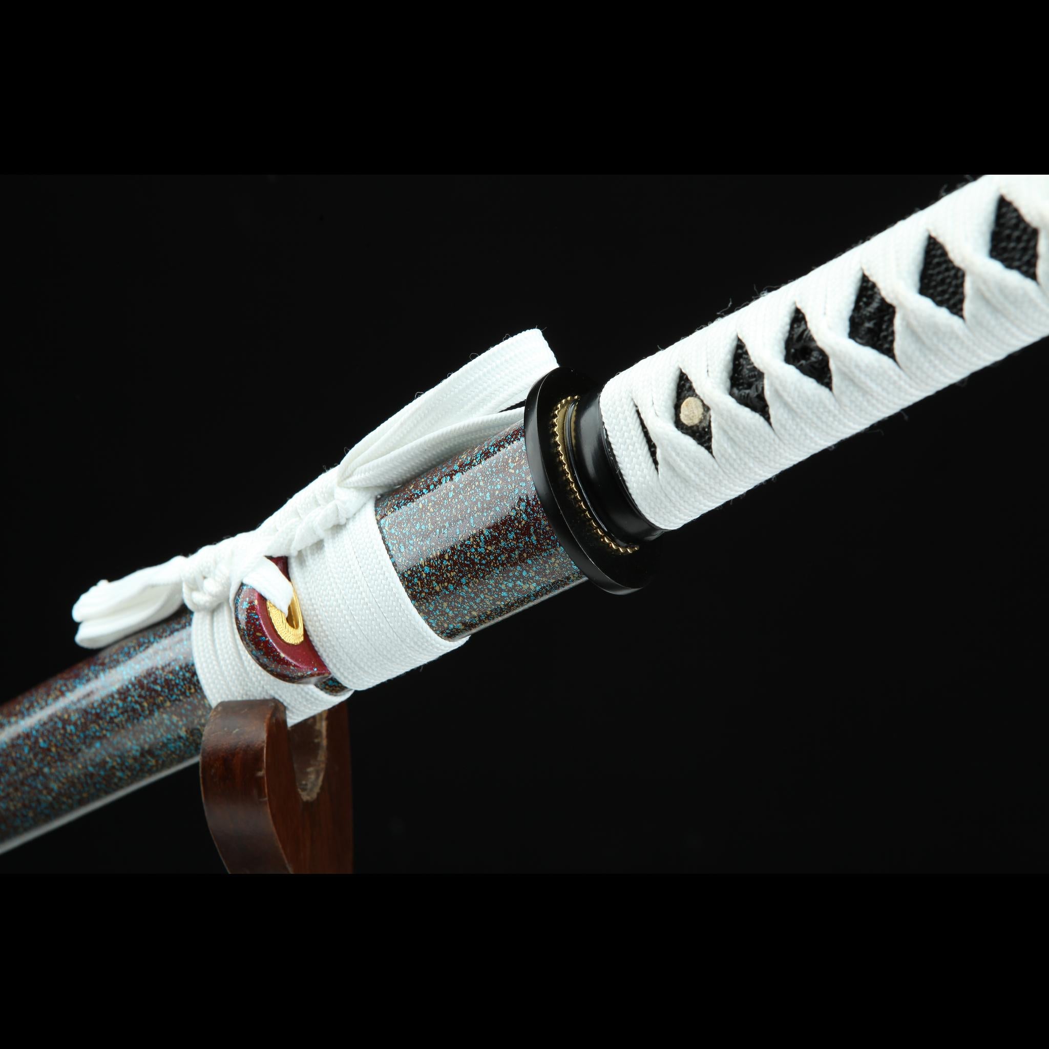Hand Forged Japanese Katana Whitebrow Zenith Blade(High Performance Steel)
