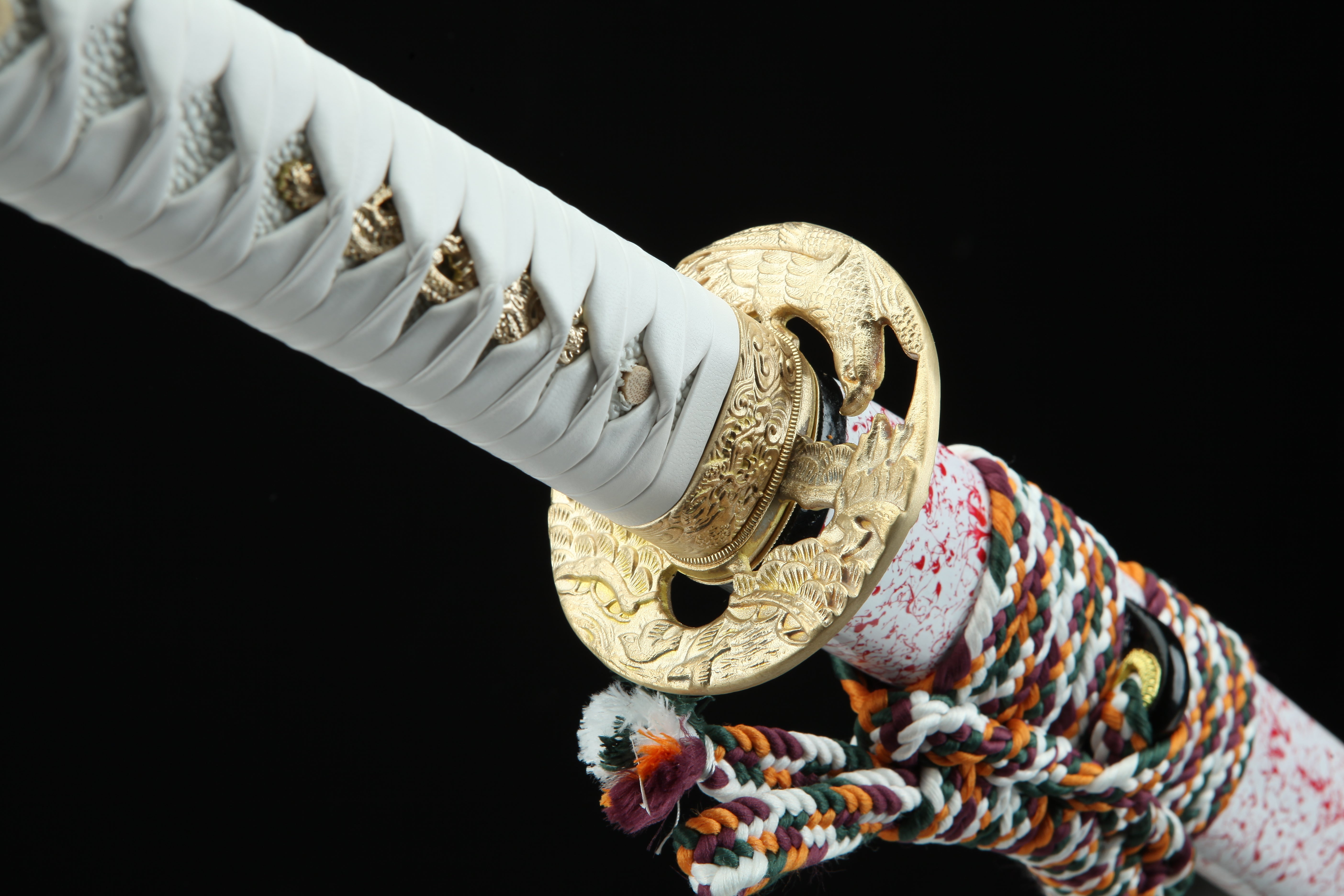 Hand Forged Japanese Katana Bai Qi's Severance Blade(High Damascus Steel)
