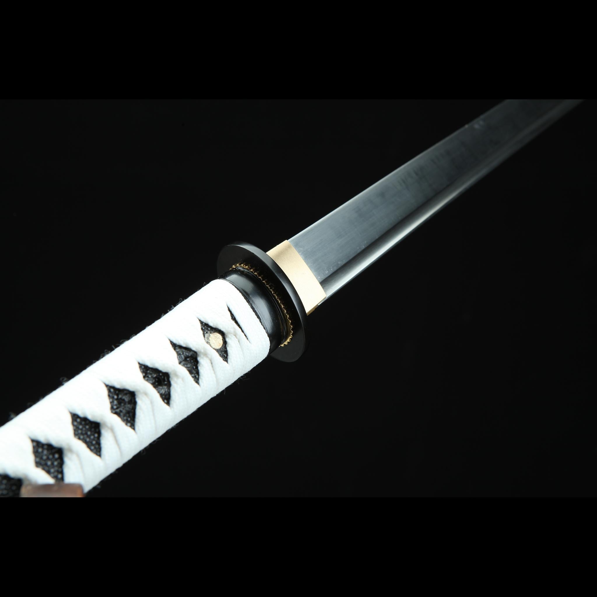 Hand Forged Japanese Katana Whitebrow Zenith Blade(High Performance Steel)
