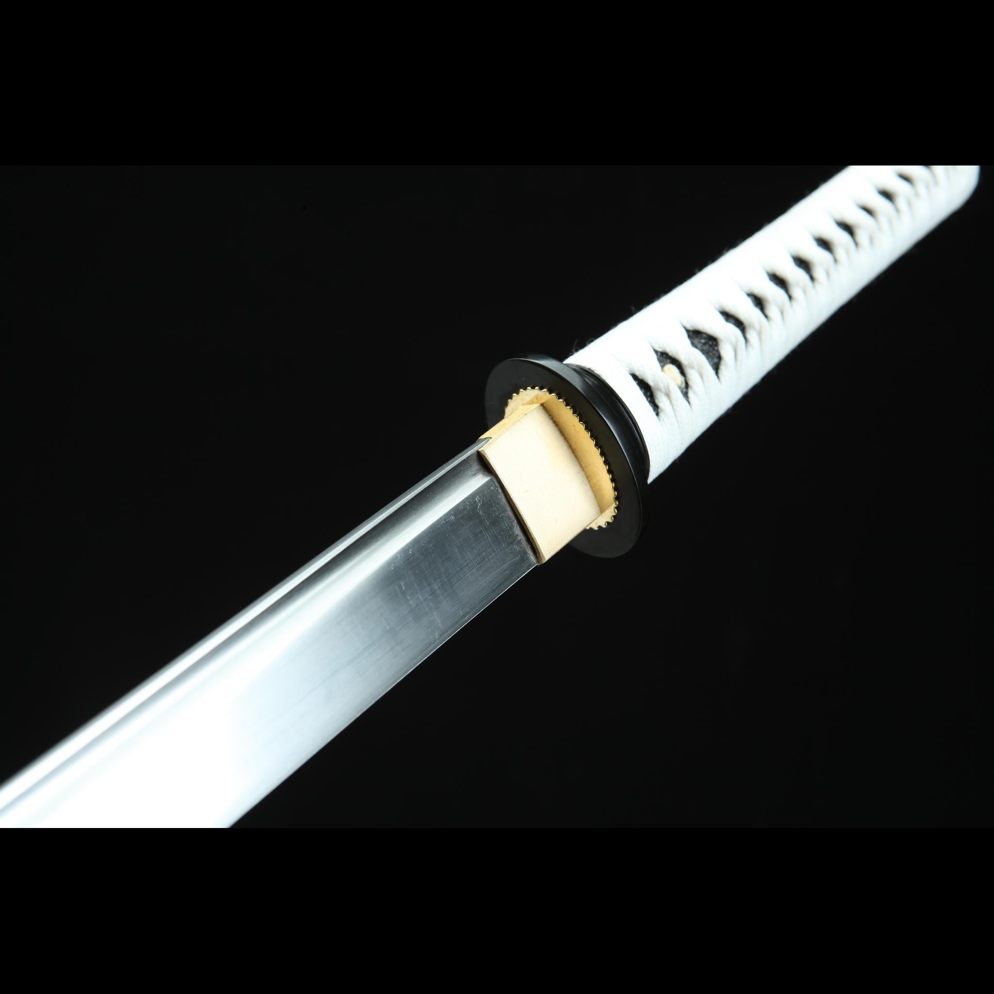 Hand Forged Japanese Katana Whitebrow Zenith Blade(High Performance Steel)