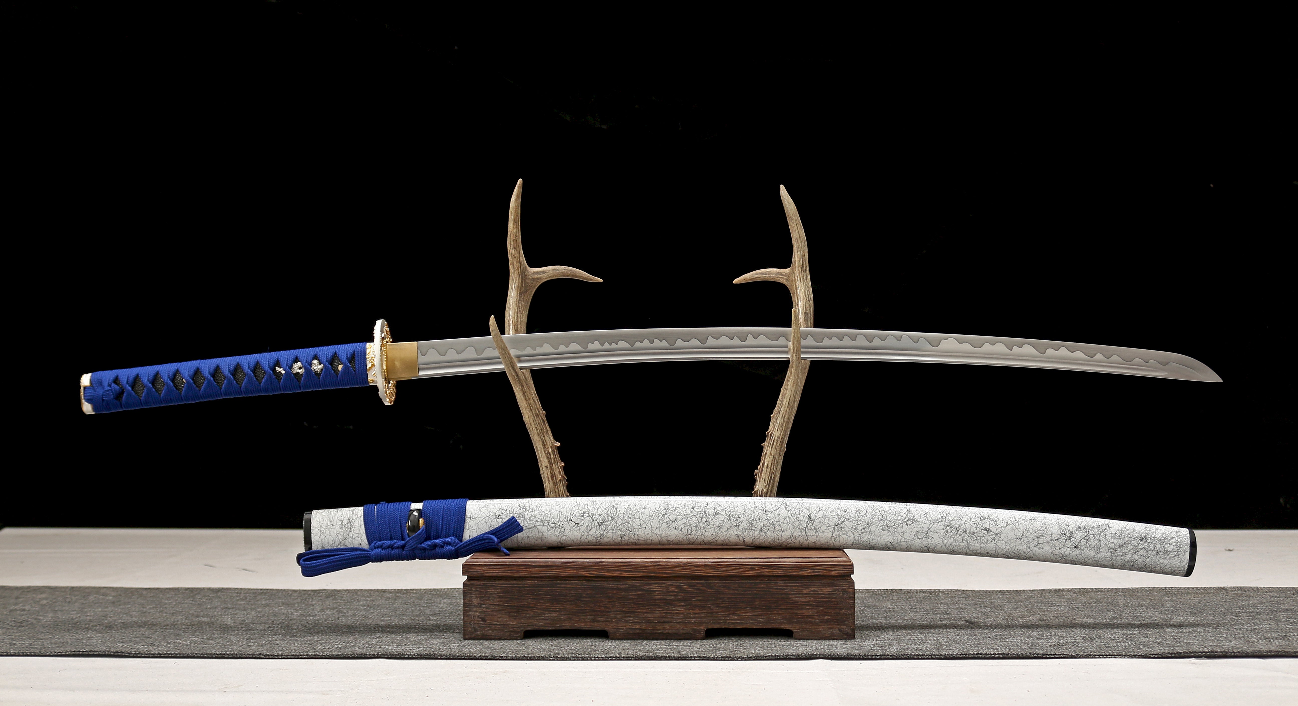 Hand Forged Japanese Katana Phantom Butterfly Blade(1095 Carbon Steel)