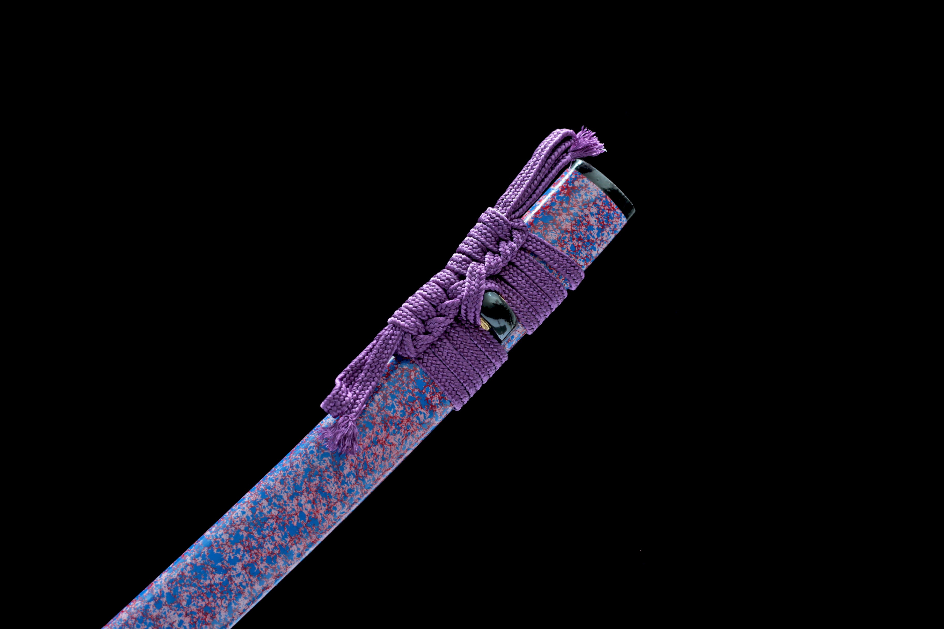 Hand Forged Japanese Katana Violet Whisper Blade(1095 Carbon Steel)