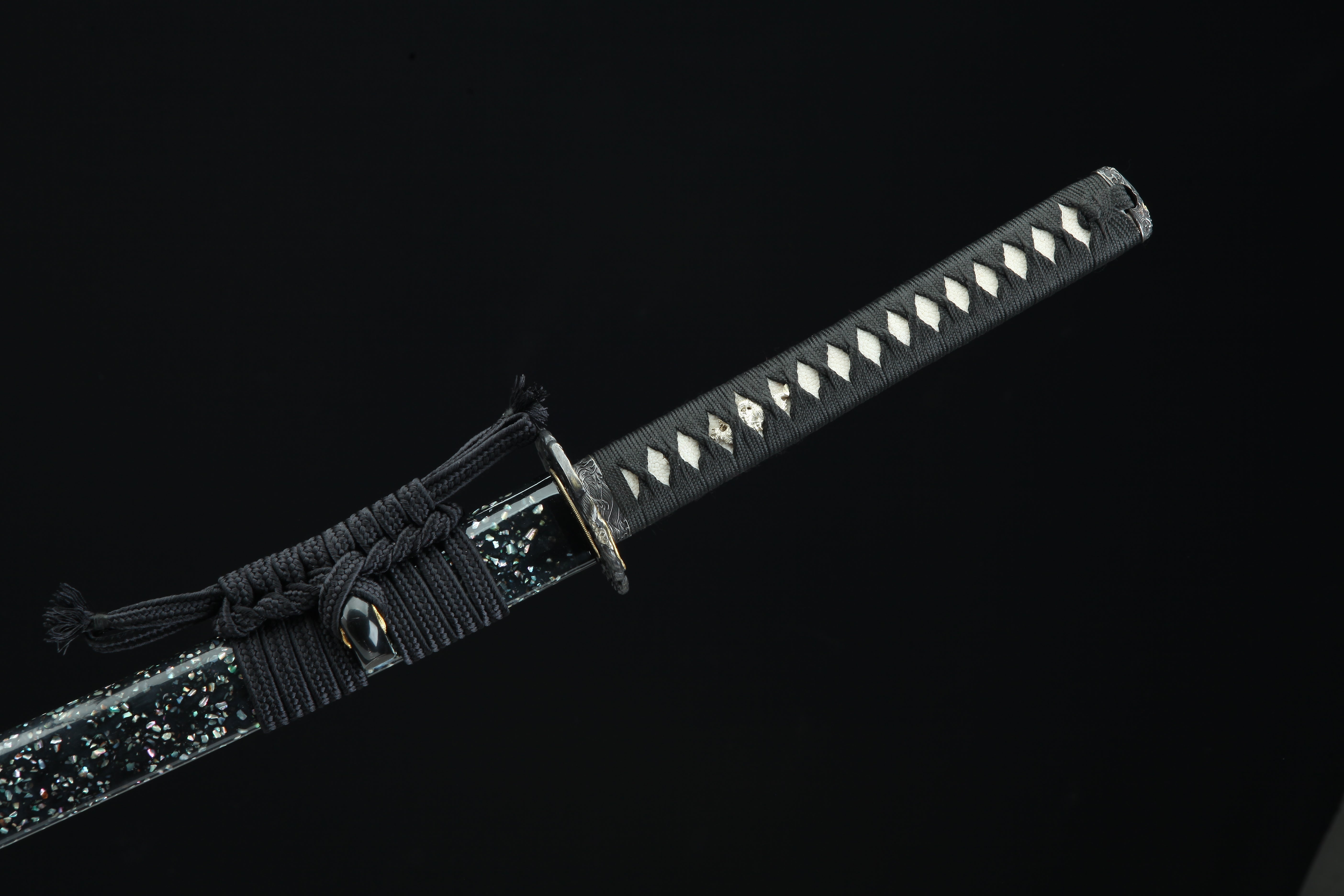 Hand Forged Japanese Katana Koi Fortuna Blade(Damascus Steel)