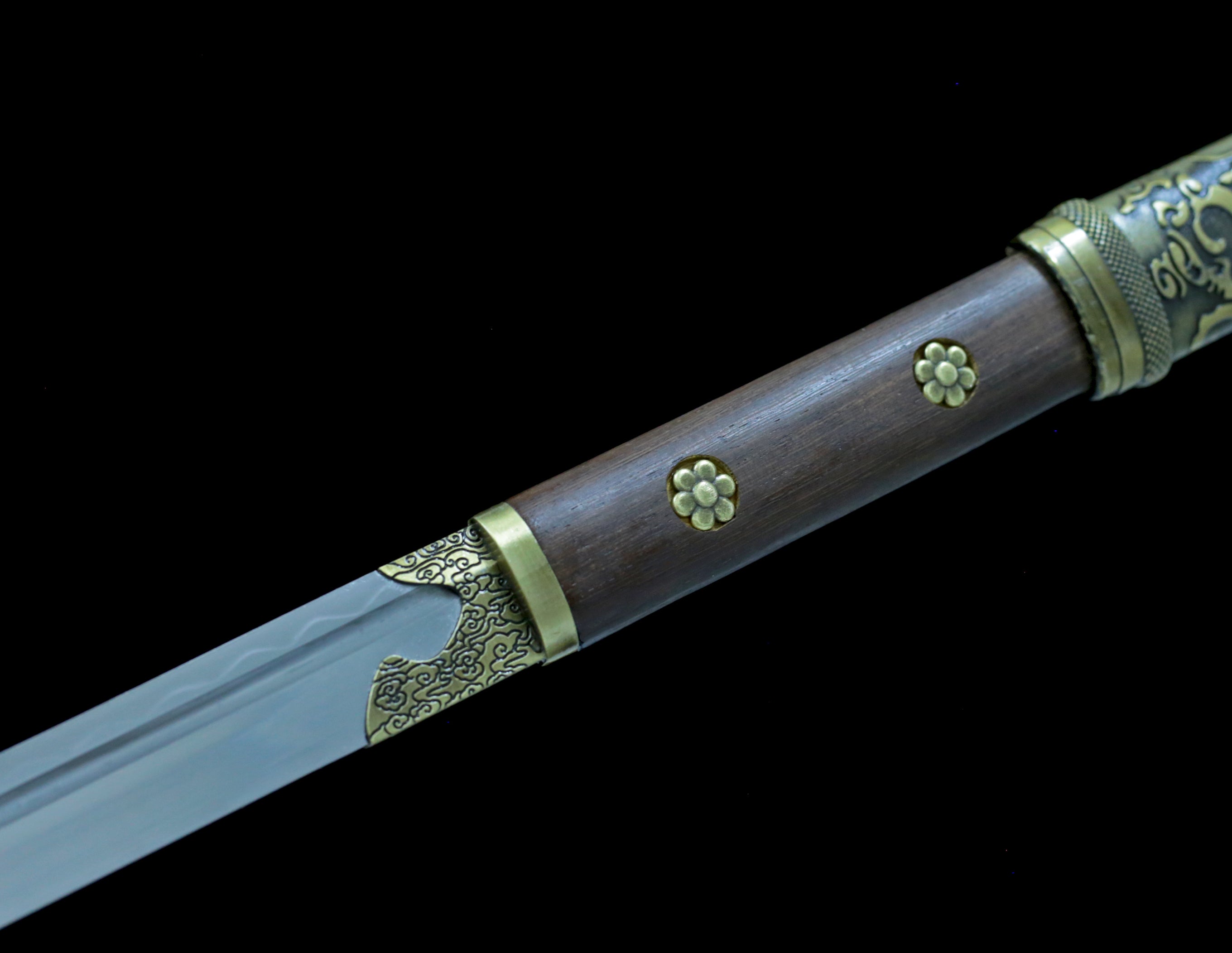Hand Forged Buliangren Chinese Tang Heng sword(1095 Carbon Steel)