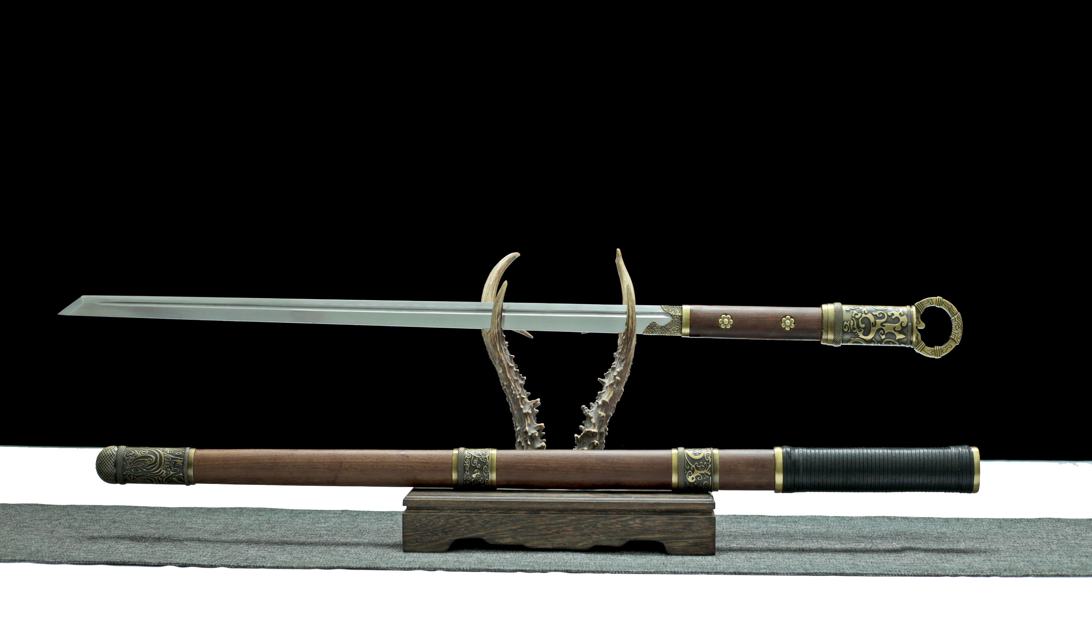 Hand Forged Buliangren Chinese Tang Heng sword(1095 Carbon Steel)