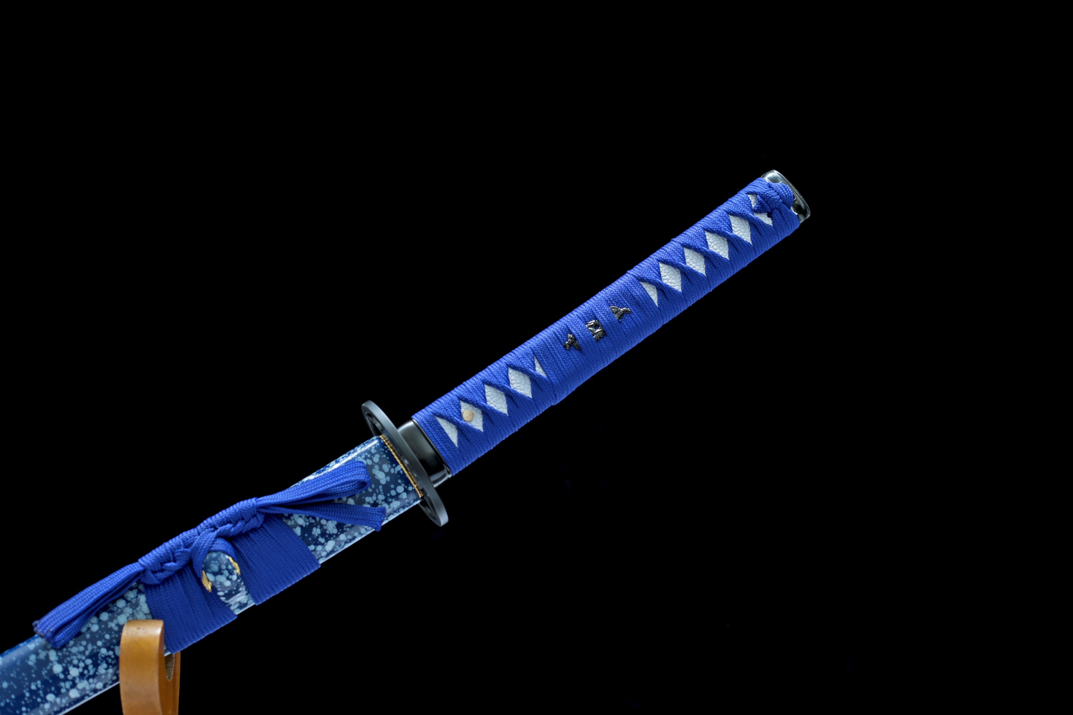 Hand Forged Japanese Katana Lotus Requiem Blade(1095 Carbon Steel)