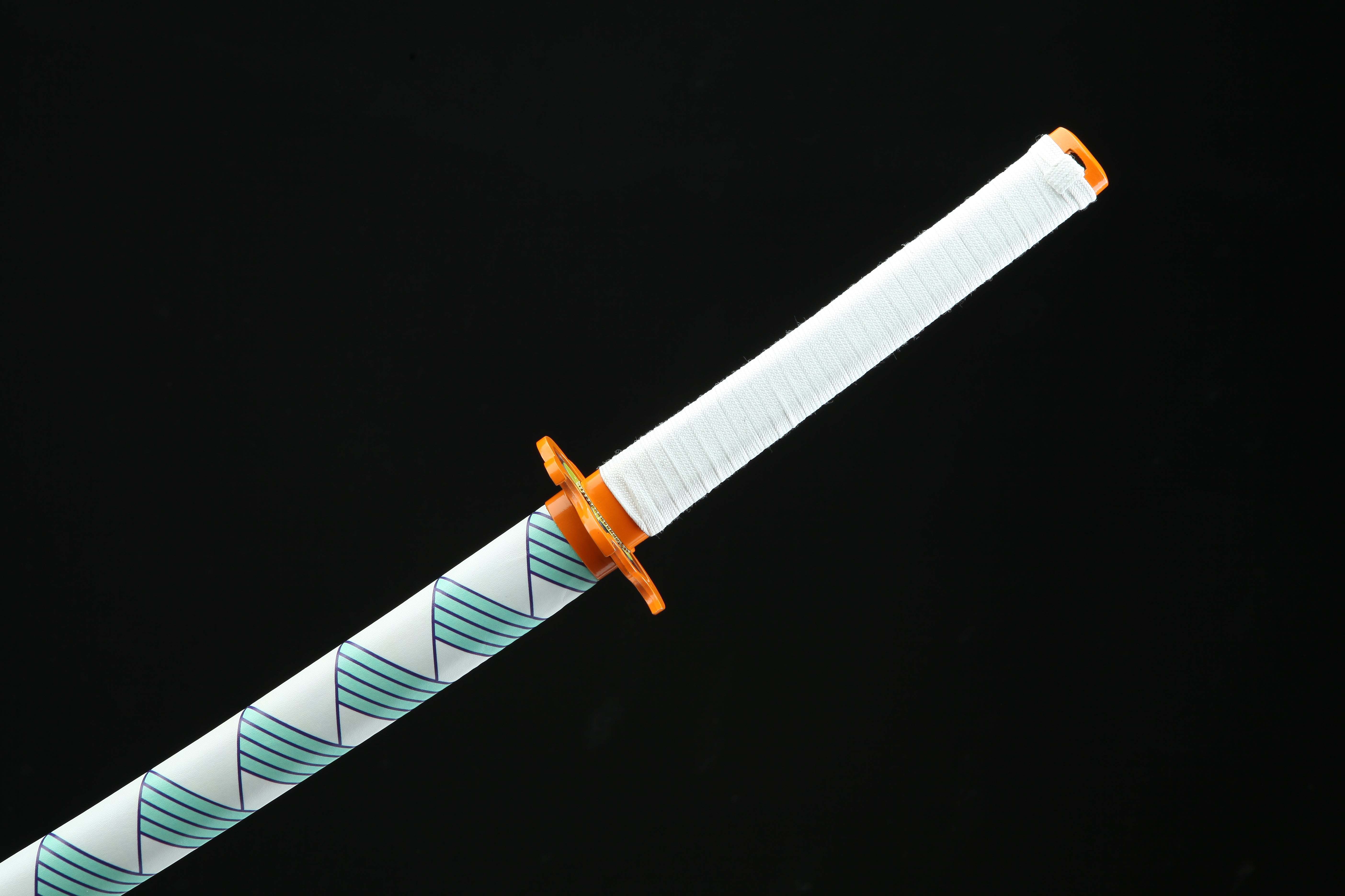 Forged Rengoku Look Hand Forged Demon Slayer Katana Rengoku Kyoujurou Nichirin Sword Leath ...