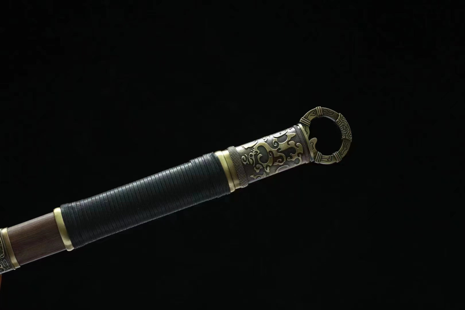 Hand Forged Buliangren Chinese Tang Heng sword(Wood)