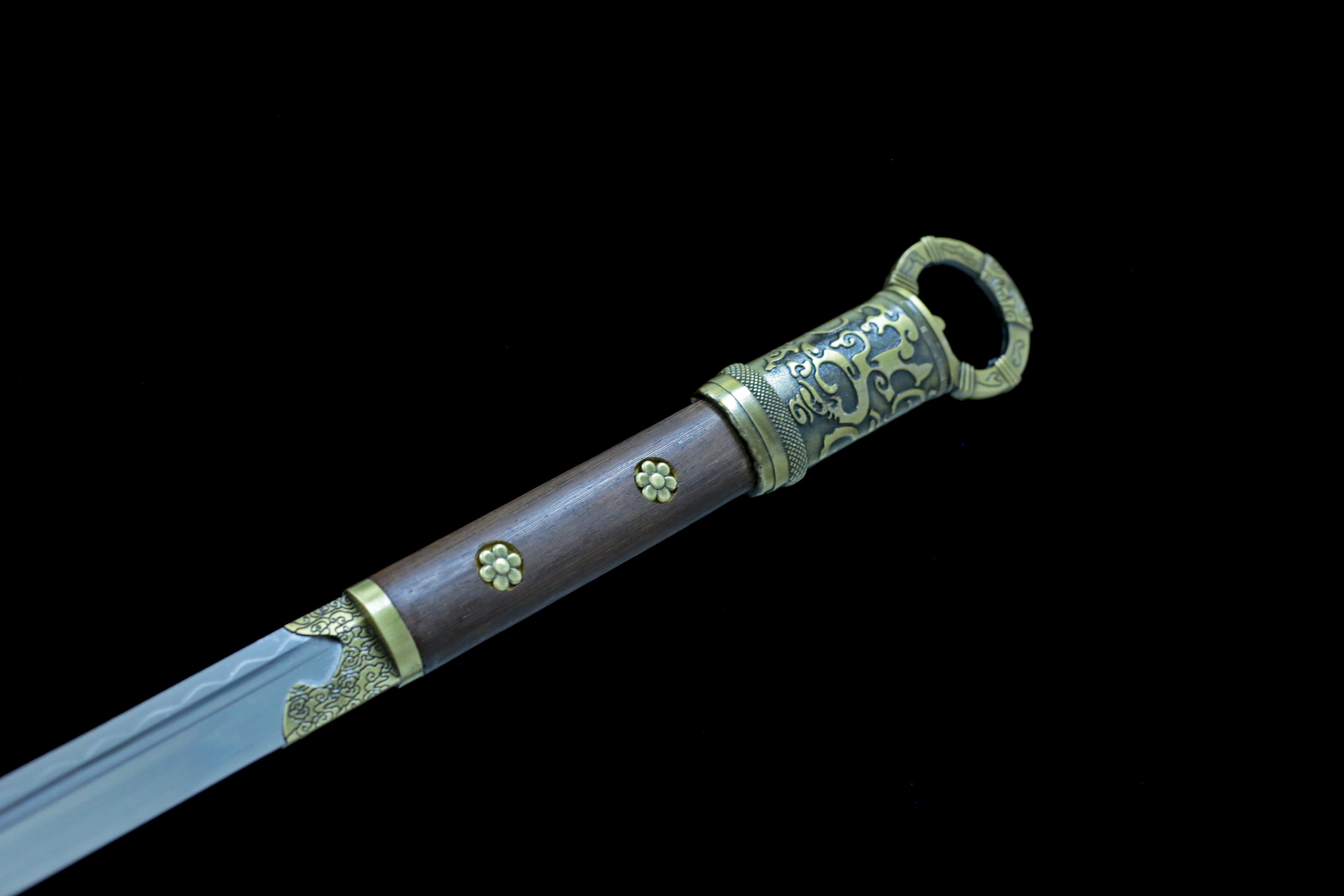 Hand Forged Buliangren Chinese Tang Heng sword(1095 Carbon Steel)