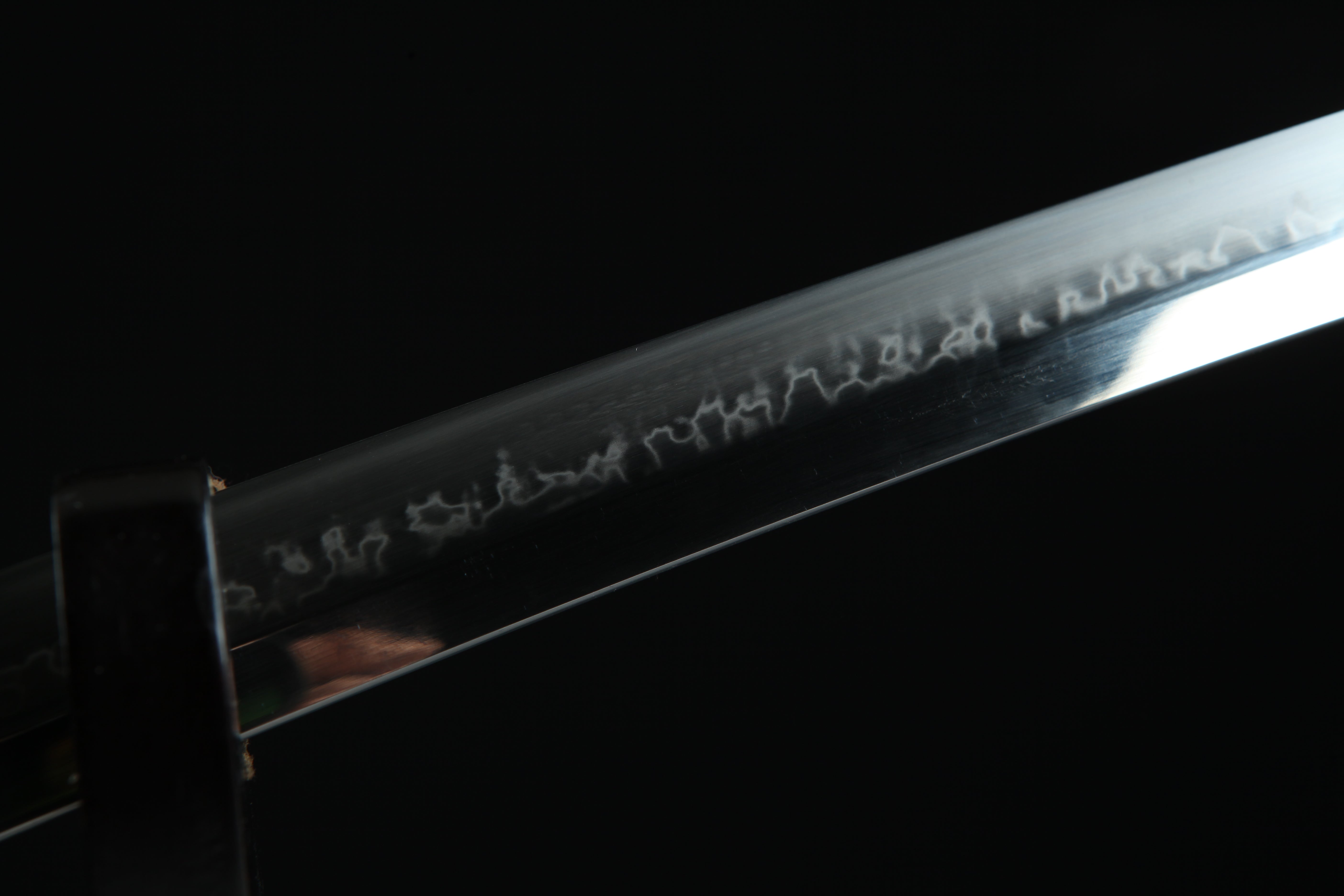 Hand Forged Japanese Katana Abyssal Sovereign Blade(Damascus Steel)