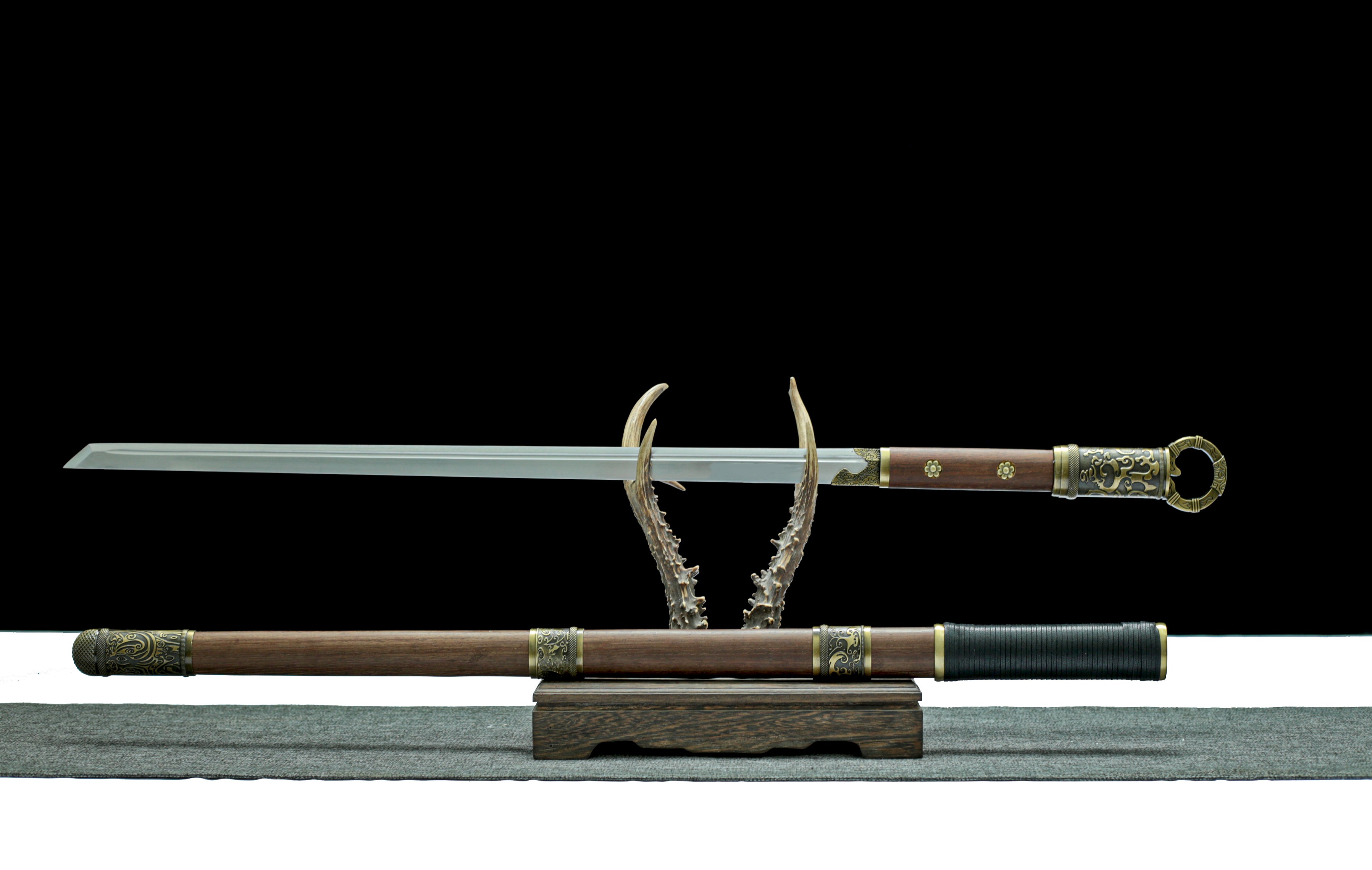 Hand Forged Buliangren Chinese Tang Heng sword(1060 Carbon Steel)