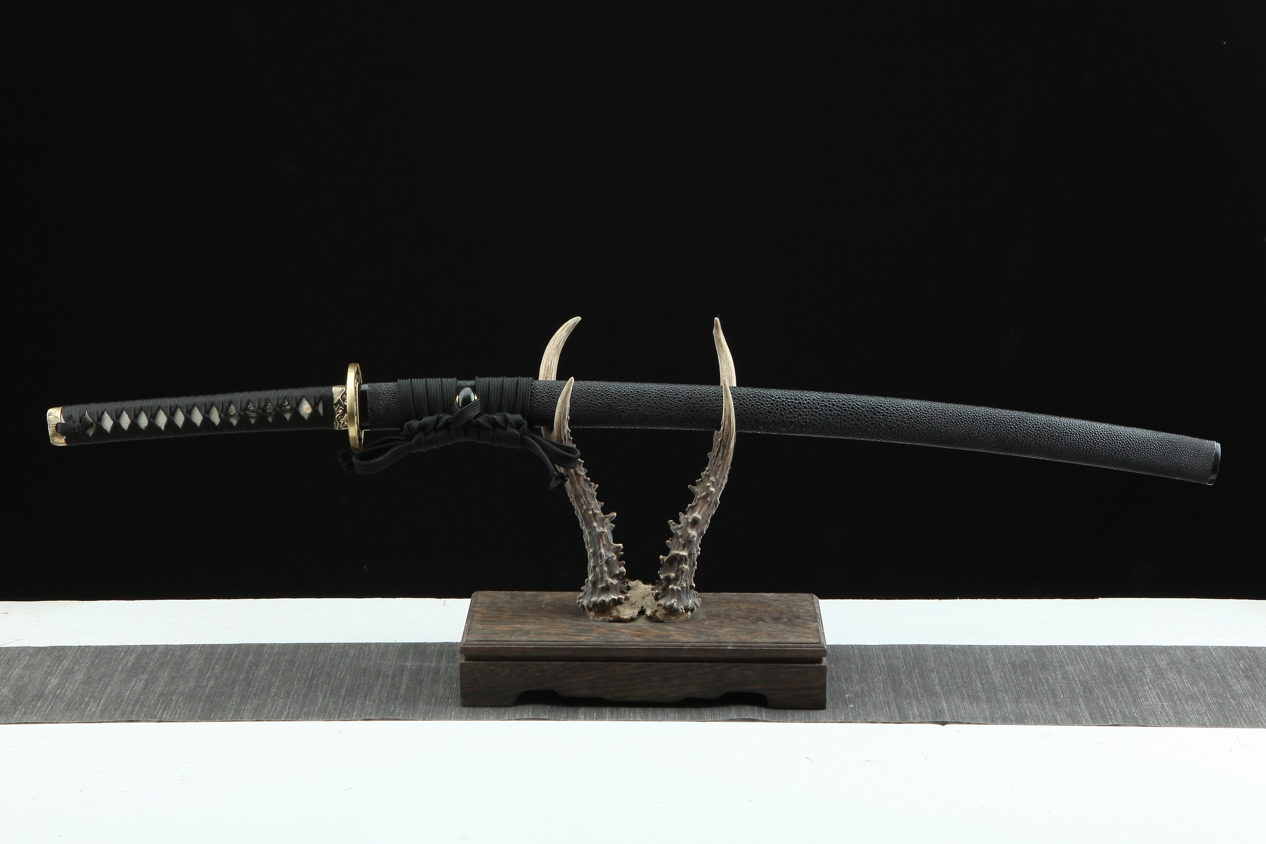 Hand Forged Japanese Katana Shoggoth Iris Blade(Damascus Steel)