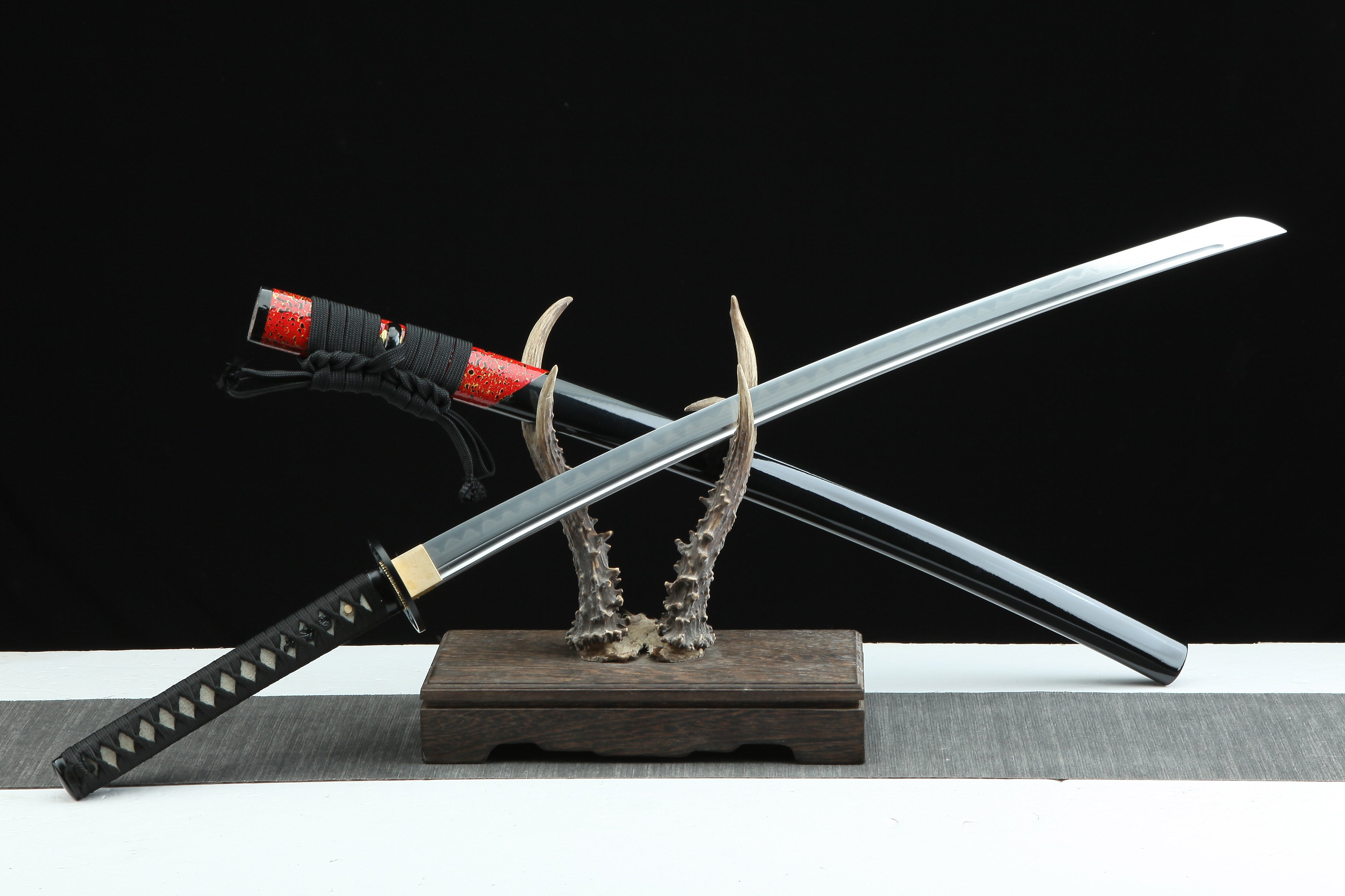 Hand Forged Japanese Katana Ninefold Sigil Blade(1095 Carbon Steel)